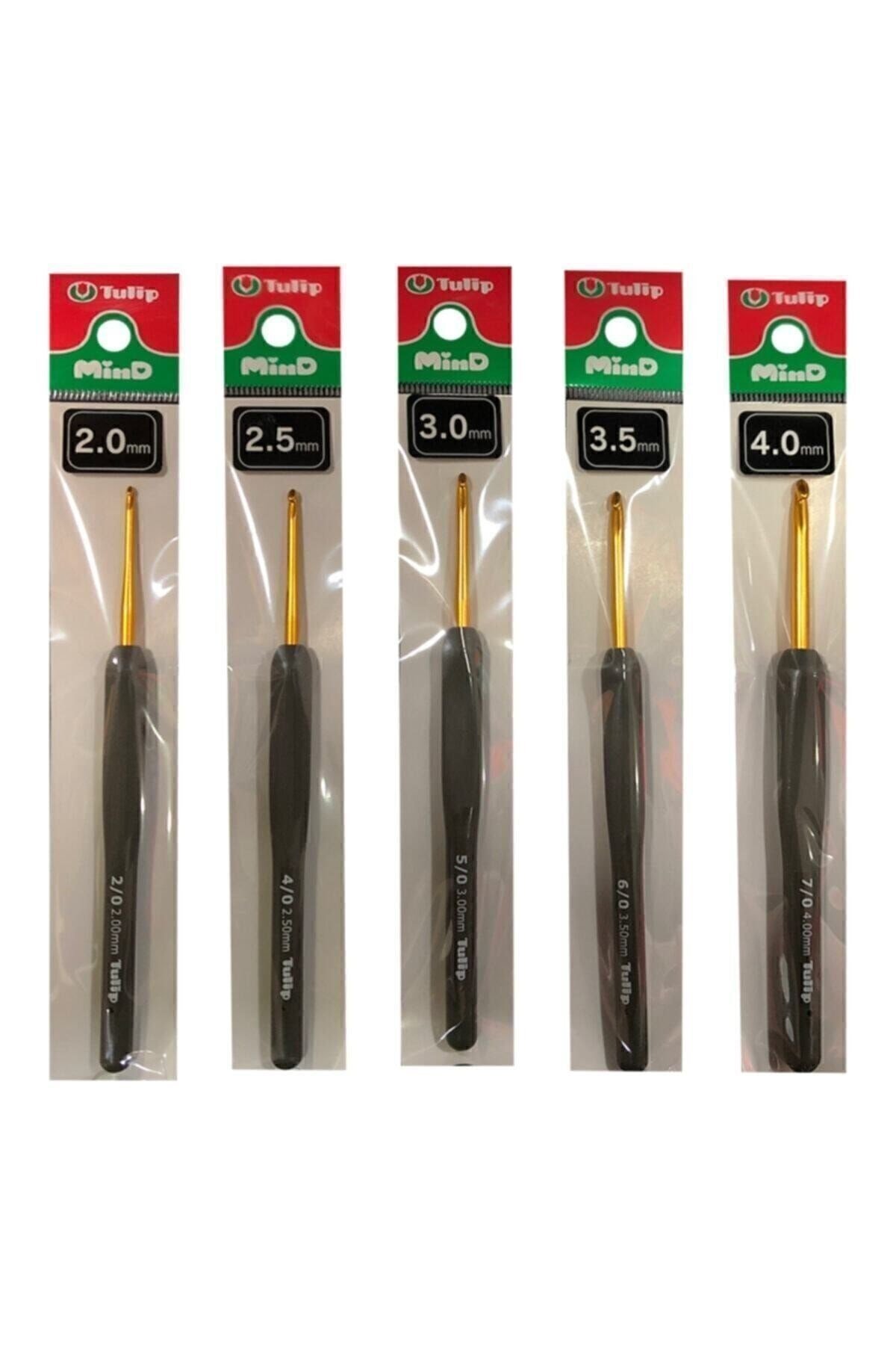 Şenel Yün Mind Tığ Set No: 2mm- 2,5mm- 3mm- 3,5mm- 4mm ( 5 Adet ) Şenel Yün