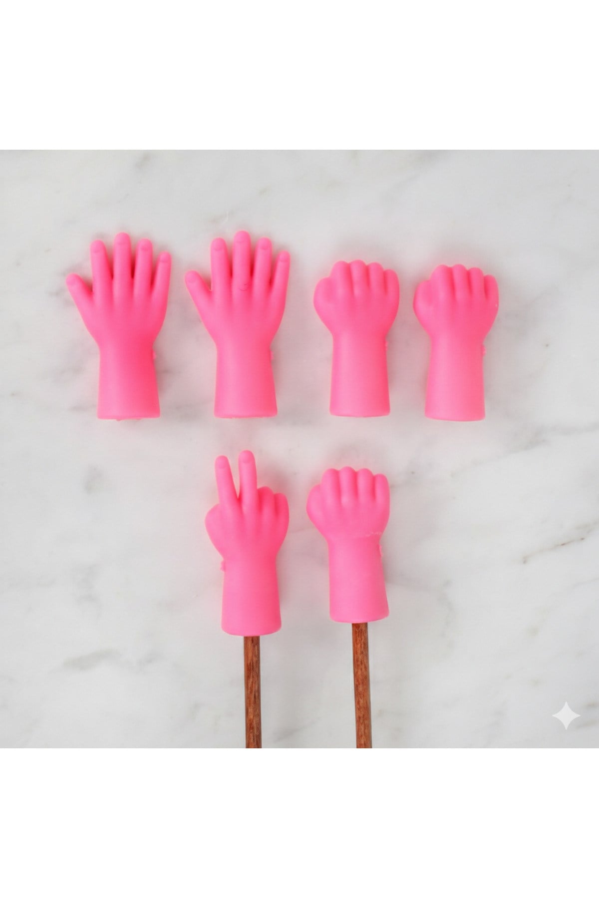 Şiş Ucu Koruyucu 6'Lı Paket Pembe