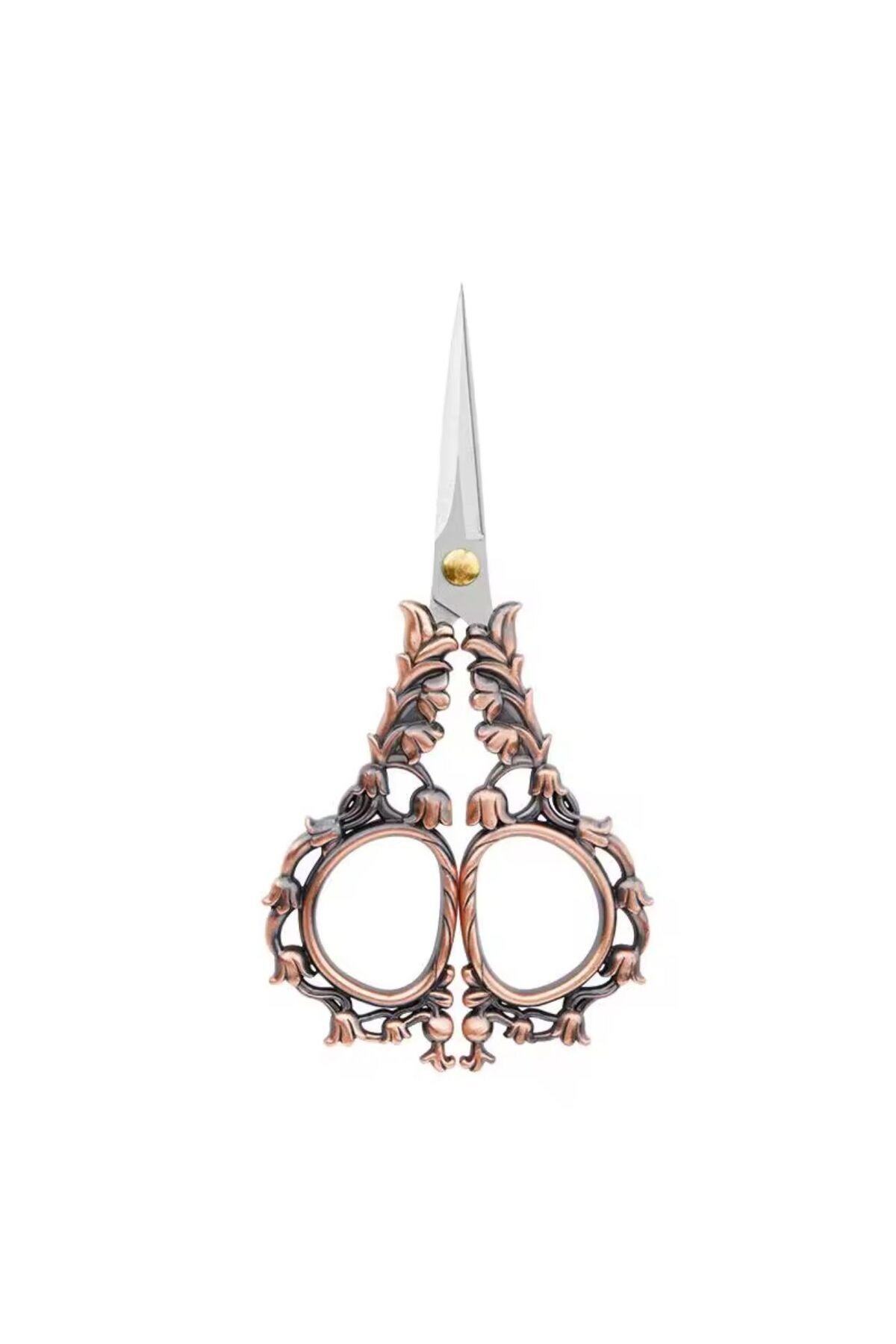 Söz Nişan Makası, Kurdele Açılış Özel Gün Merasim Dikiş Nakış Makası antik bakır