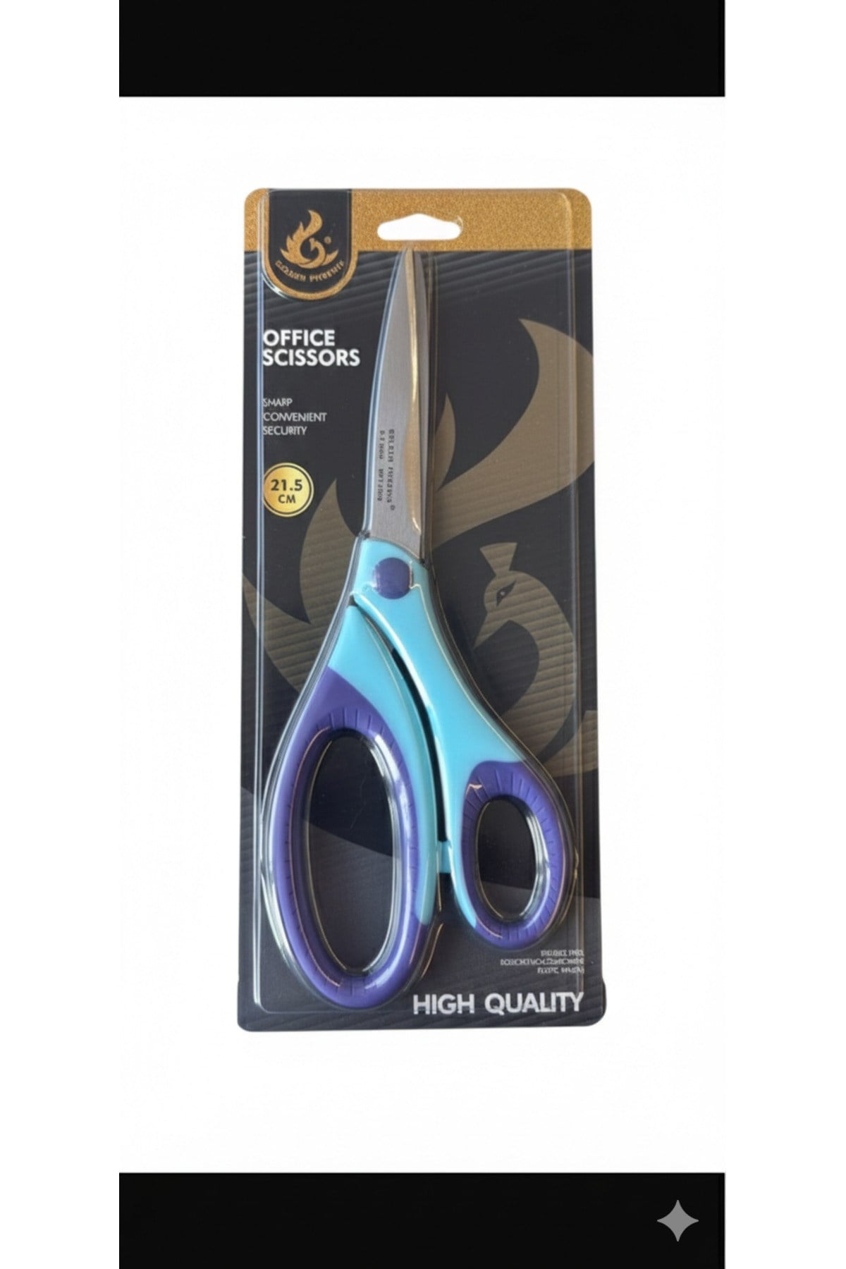 Ultra Keskin Profesyonel Ofis Makası - Konforlu Kavrama (21.5 cm)
