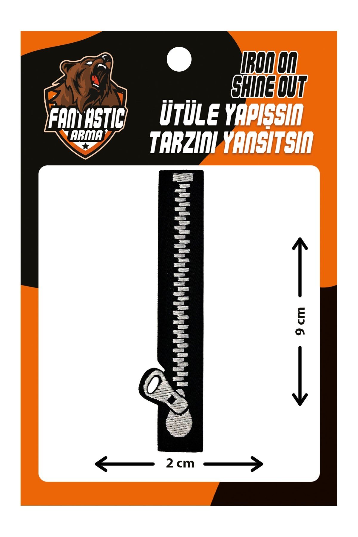 Ütü Ile Yapışan Dokuma Arma Patch, Fermuar