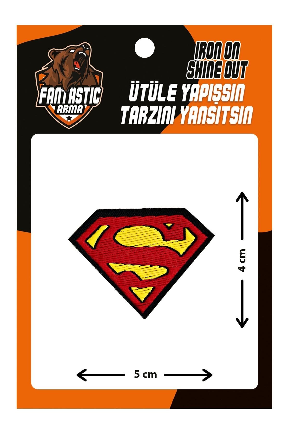 Ütü Ile Yapışan Dokuma Arma Patch, Super Man