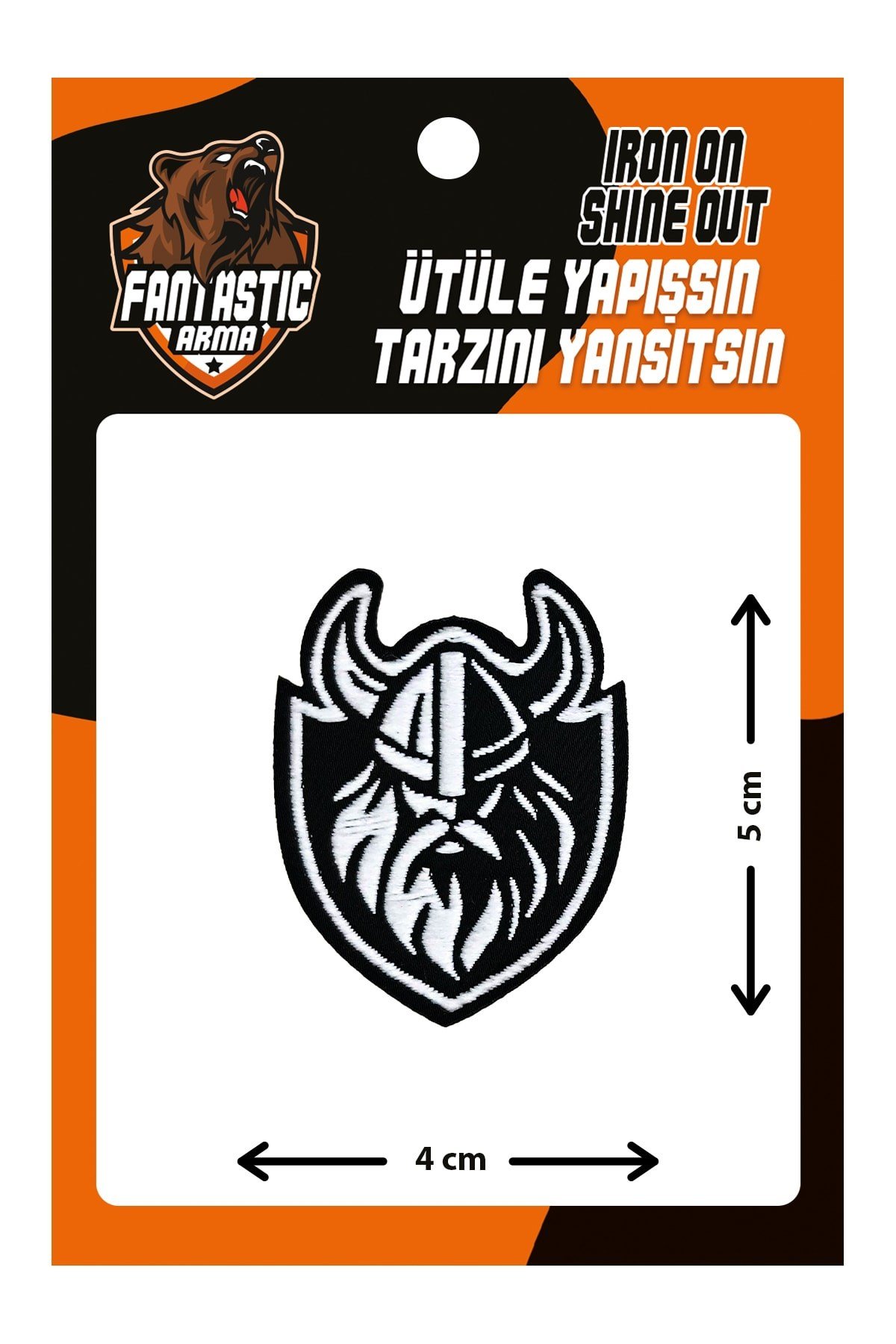 Ütü Ile Yapışan Dokuma Arma Patch, Vıkıng