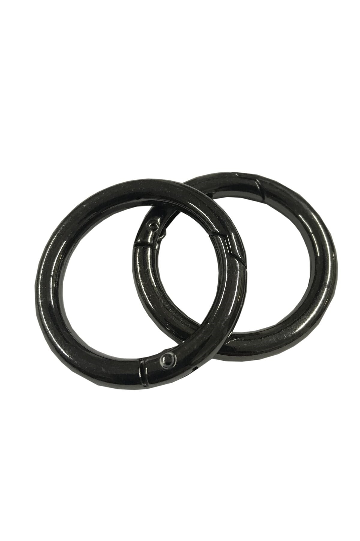 Yaylı Halka 3 cm (2 Adet) Siyah