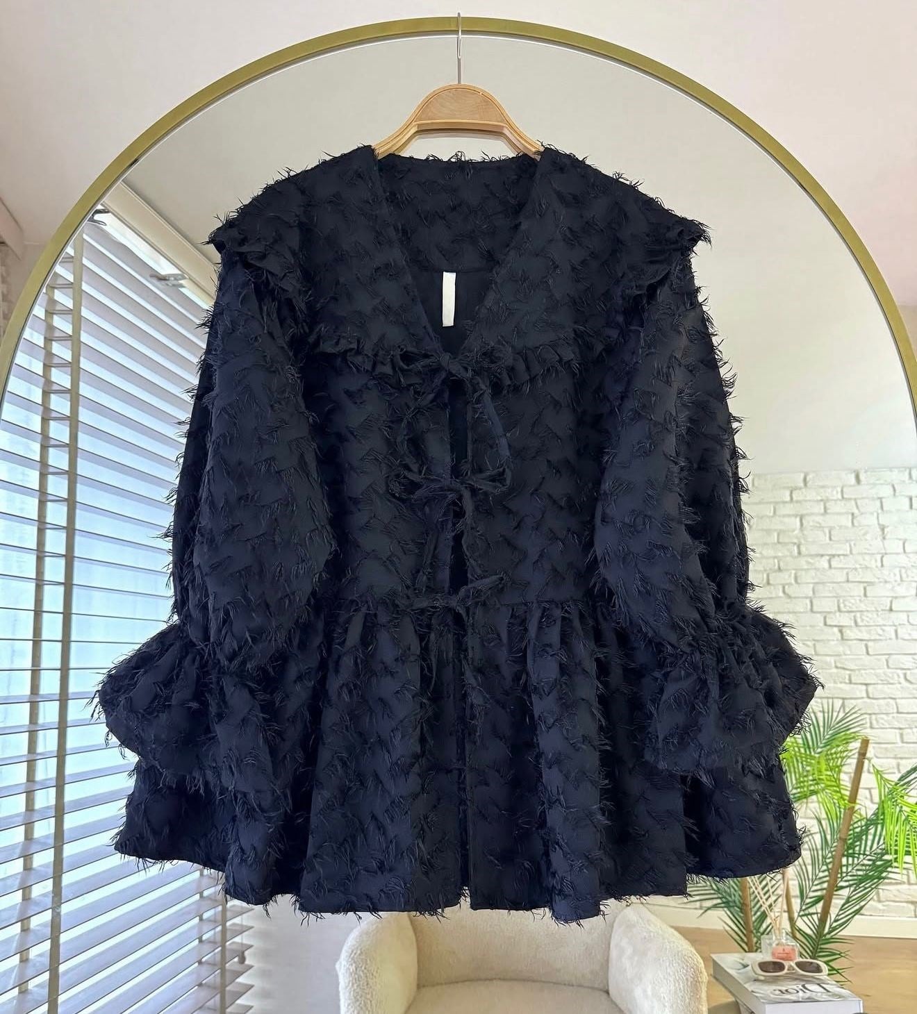 Kadın püsküllü kimono lacivert