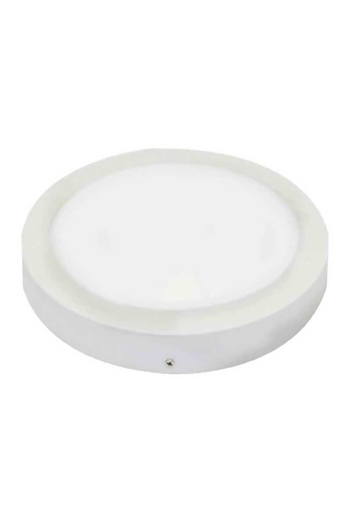 1 Adet 12W 3000K Günışığı Işık Sıva Üstü Smd Yuvarlak Led Panel KDL421