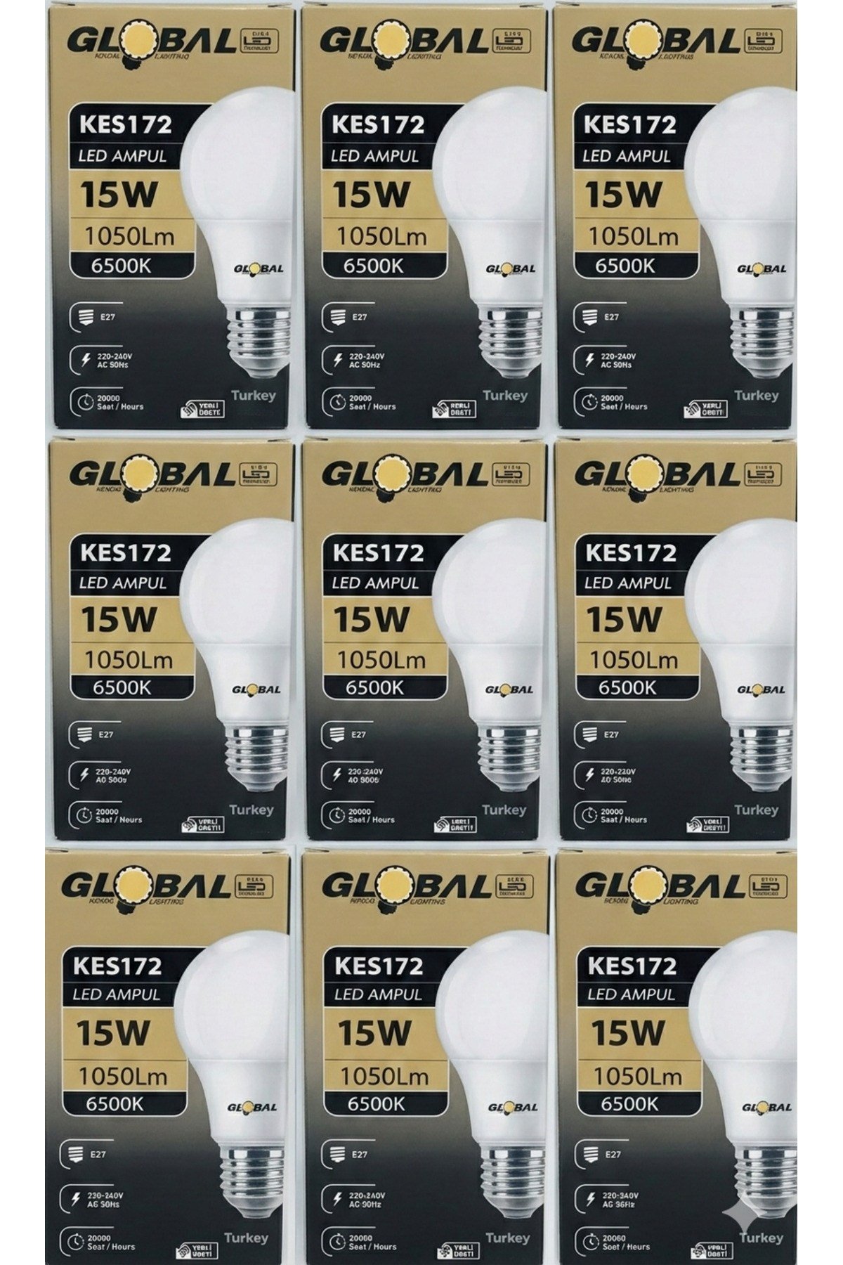 15w BEYAZ AMPUL (100’lü)
