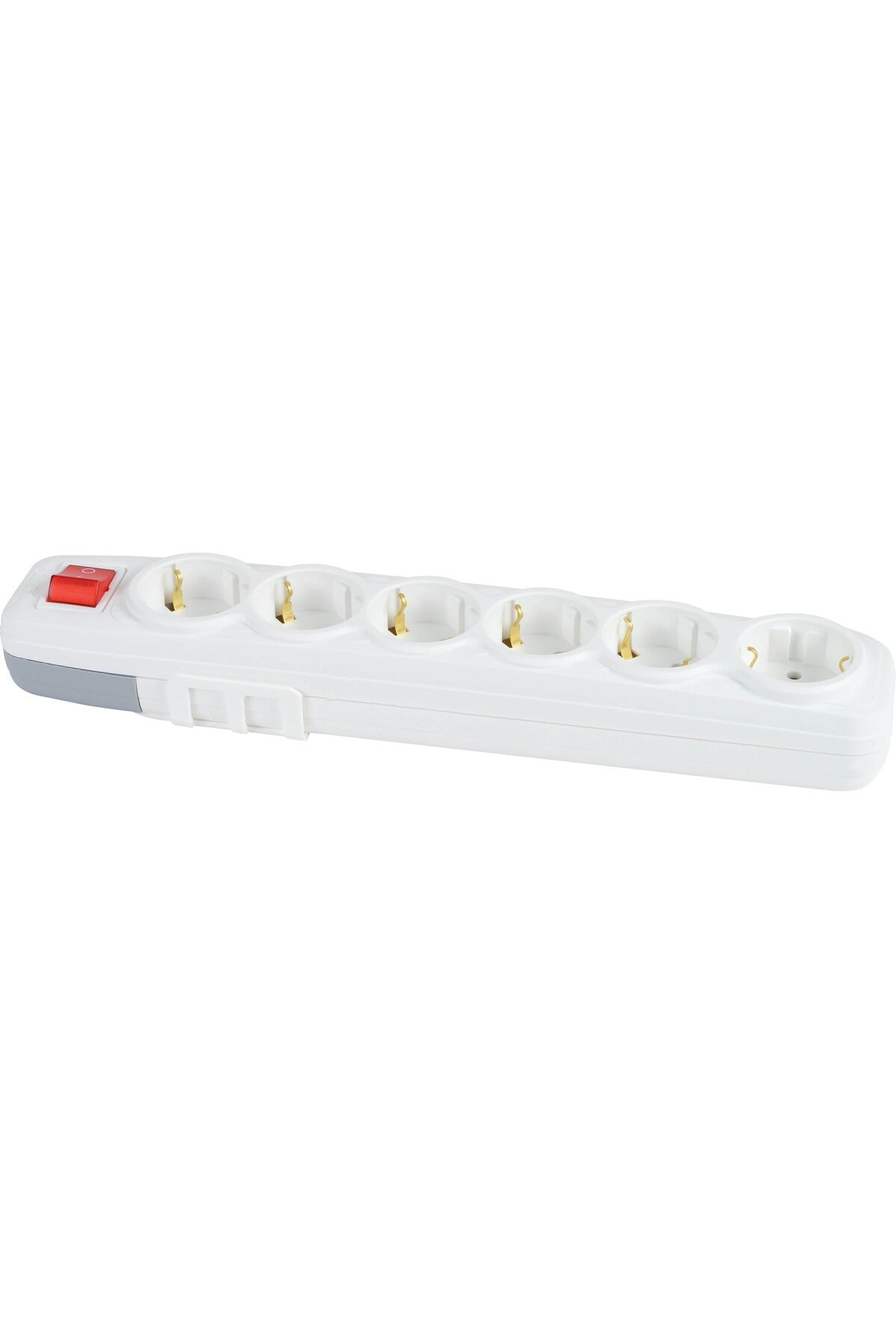 HV4361.1 – 6’lı Anahtarlı Klemensli Topraklı Grup Priz (3×1mm²)