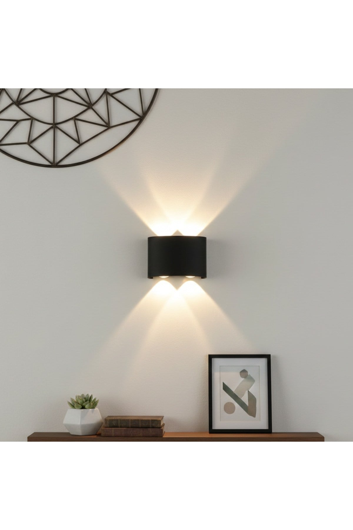 KDA730 JUPİTER LED APLİKLER 2*4W 480 Lümen Güçlü 2*4W - Gün Işığı