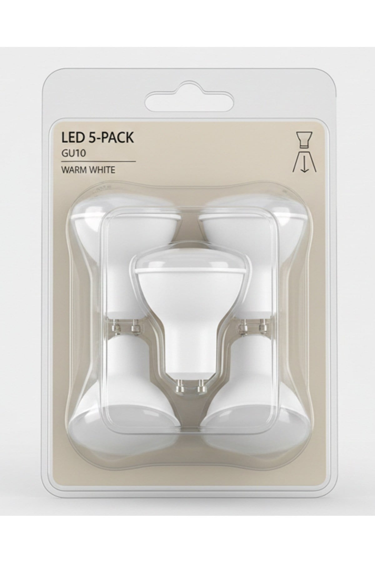 KES046 – LED Spot Ampul 5W (450 Lümen) (5'Li Paket) 6500K BEYAZ