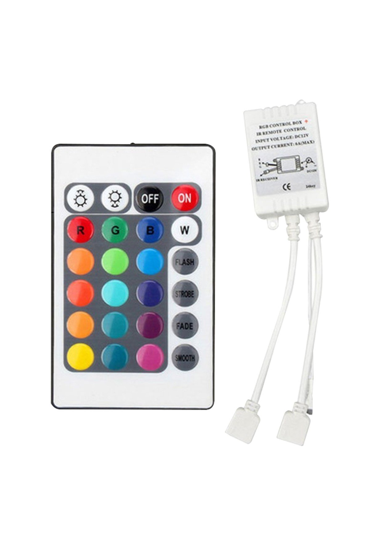 KLD106 RF Uzaktan Kumandalı LED Dimmer Kontrol Ünitesi (12V-24V, 6A)