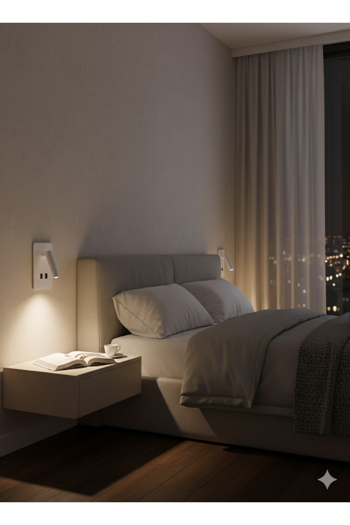 LED DUVAR OKUMA APLİĞİ — KSL175 / 13W / 1200 Lümen / 4000K