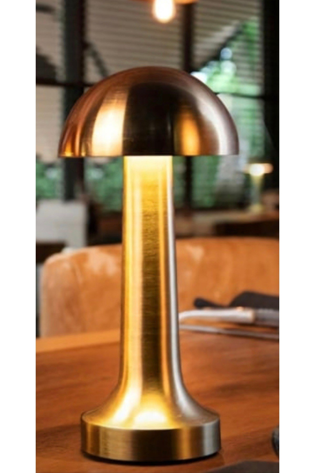 YL86 1230 Atina Şarjlı Gold Masa Lambası 3 Renk