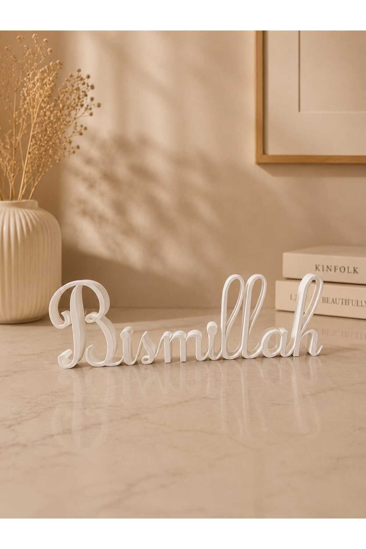 Bismillah Dekor - Modern Masa Üstü ve Raf Dekoru 1 Adet