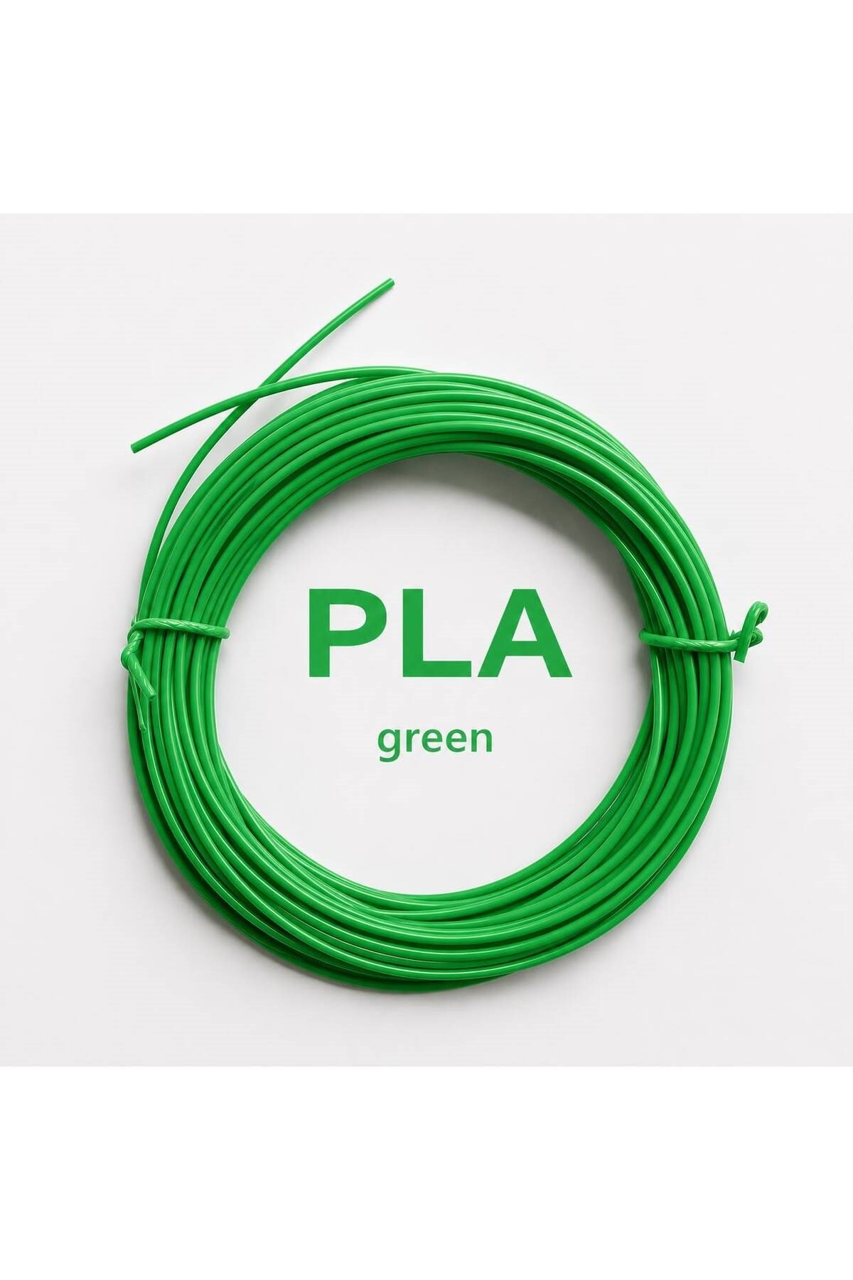 3d Pen Filament Pla 1.75mm Pla Yeşil Renk 10 Metre 3 Boyutlu Kalem Plastiği Filamenti