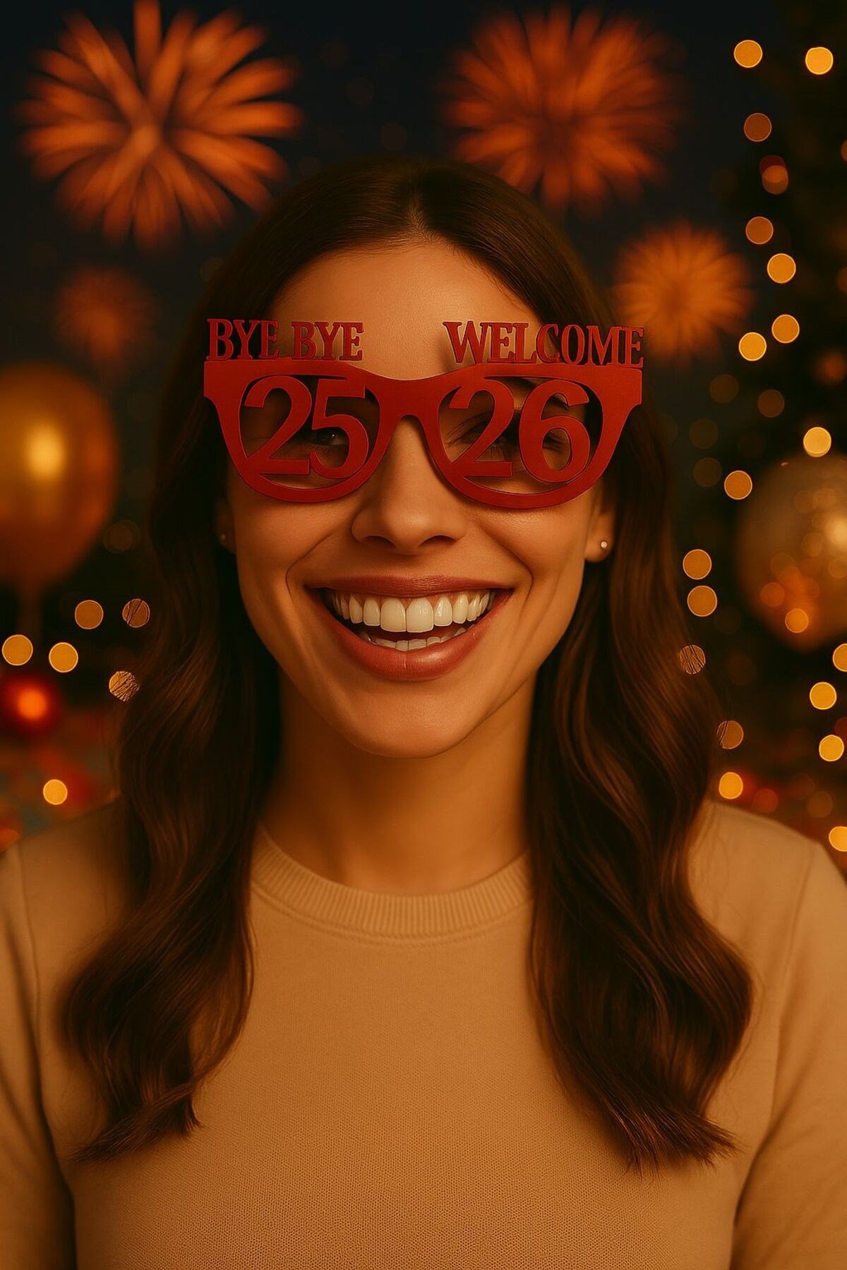 Welcome 26 Yılbaşı Gözlüğü – Parti Aksesuarı