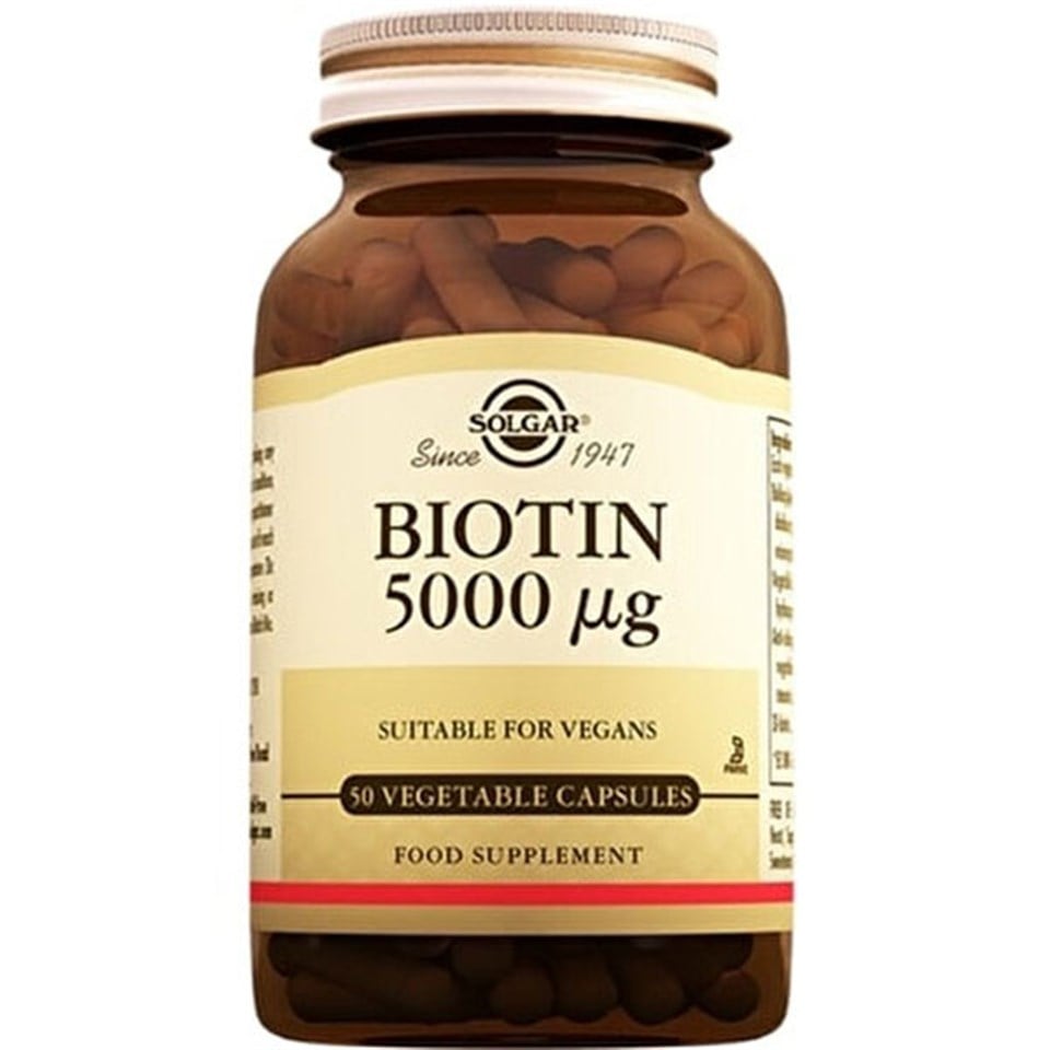 Solgar Biotin 5000 mcg 50 Kapsül