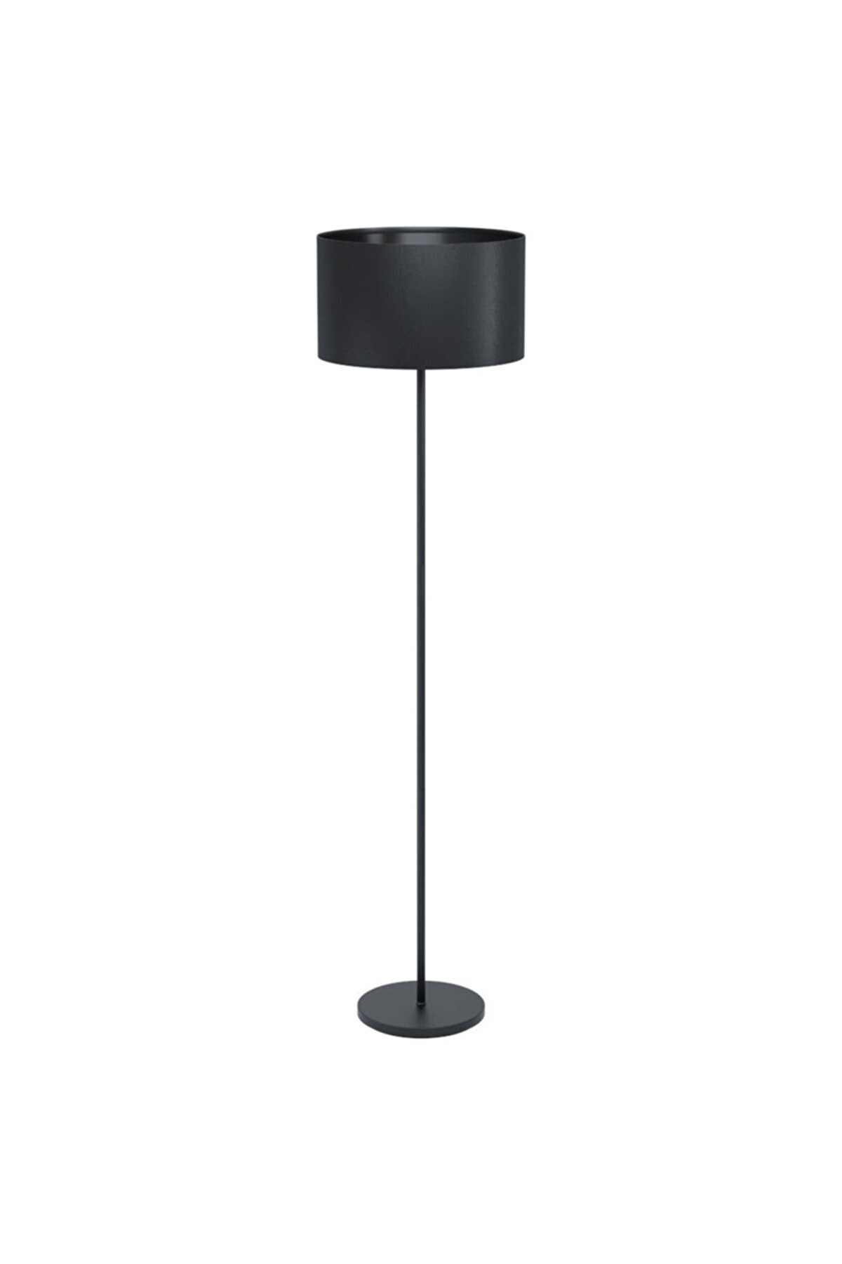 Metal Klasik Tek Ayaklı Lambader Siyah 7406