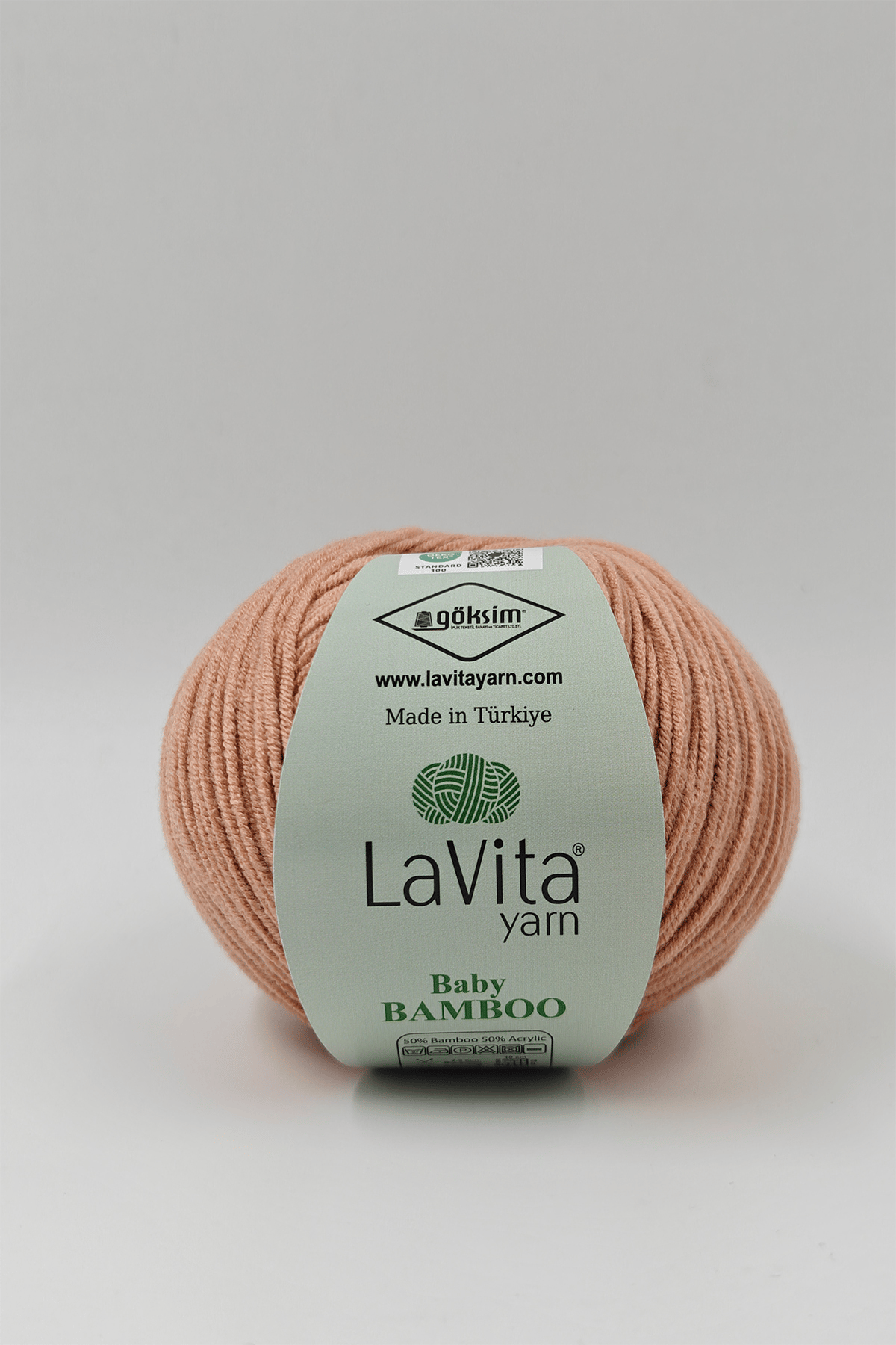 Baby Bamboo El Örgü İpi %50 Bambu %50 Akrilik 50gr (4009 SOMON)
