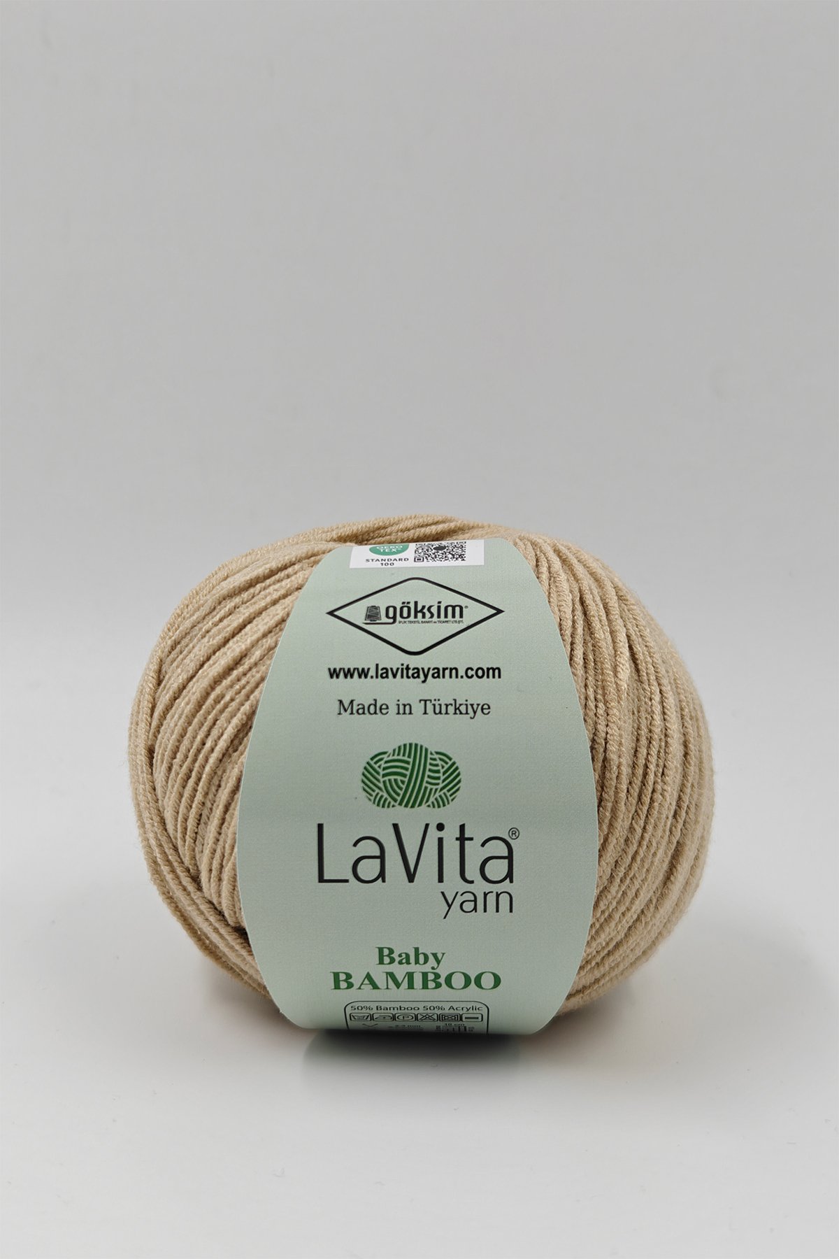 Baby Bamboo El Örgü İpi %50 Bambu %50 Akrilik 50gr (7016 KUM)