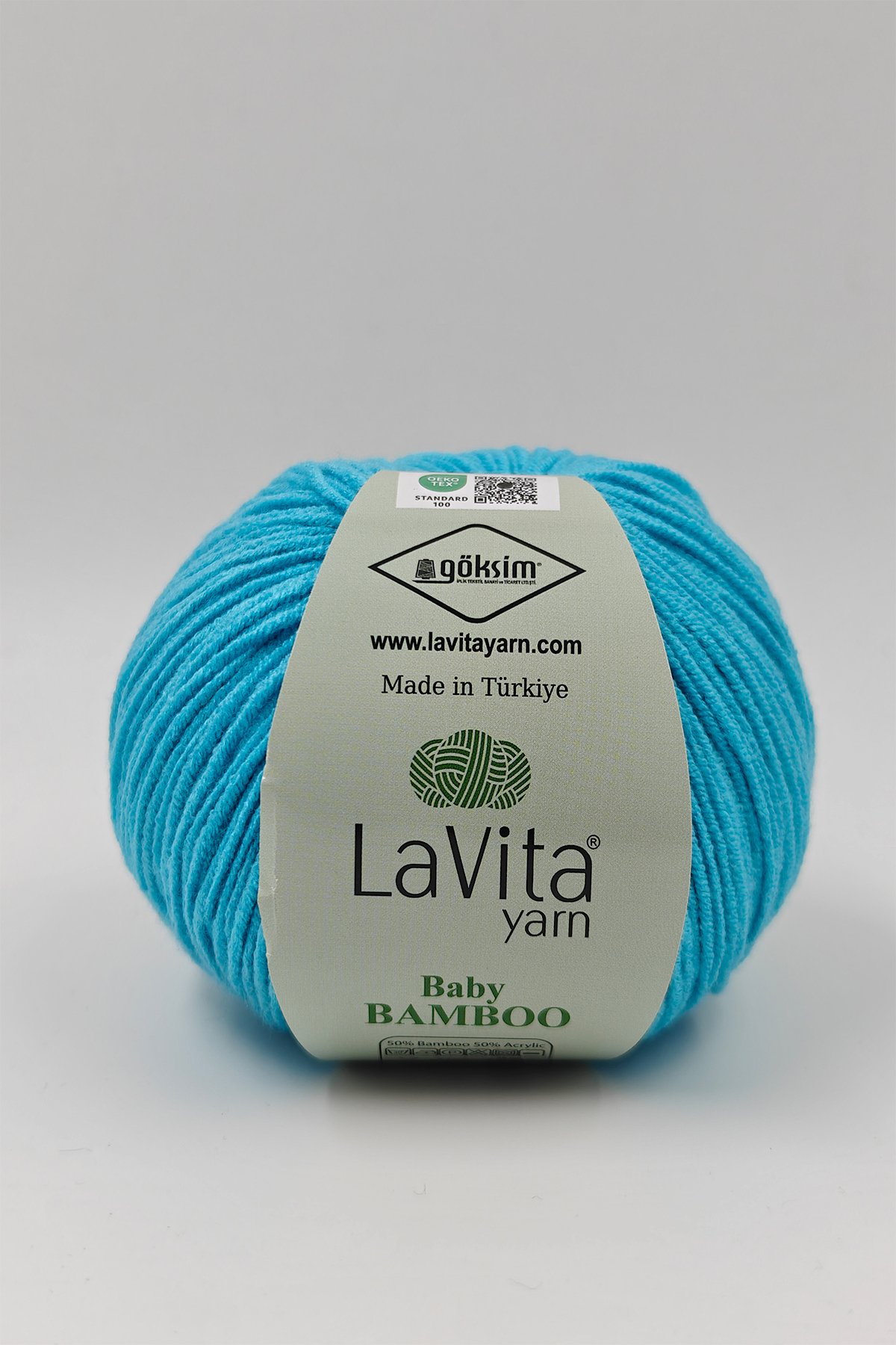 Baby Bamboo El Örgü İpi %50 Bambu %50 Akrilik 50gr (5317 TURKUAZ)