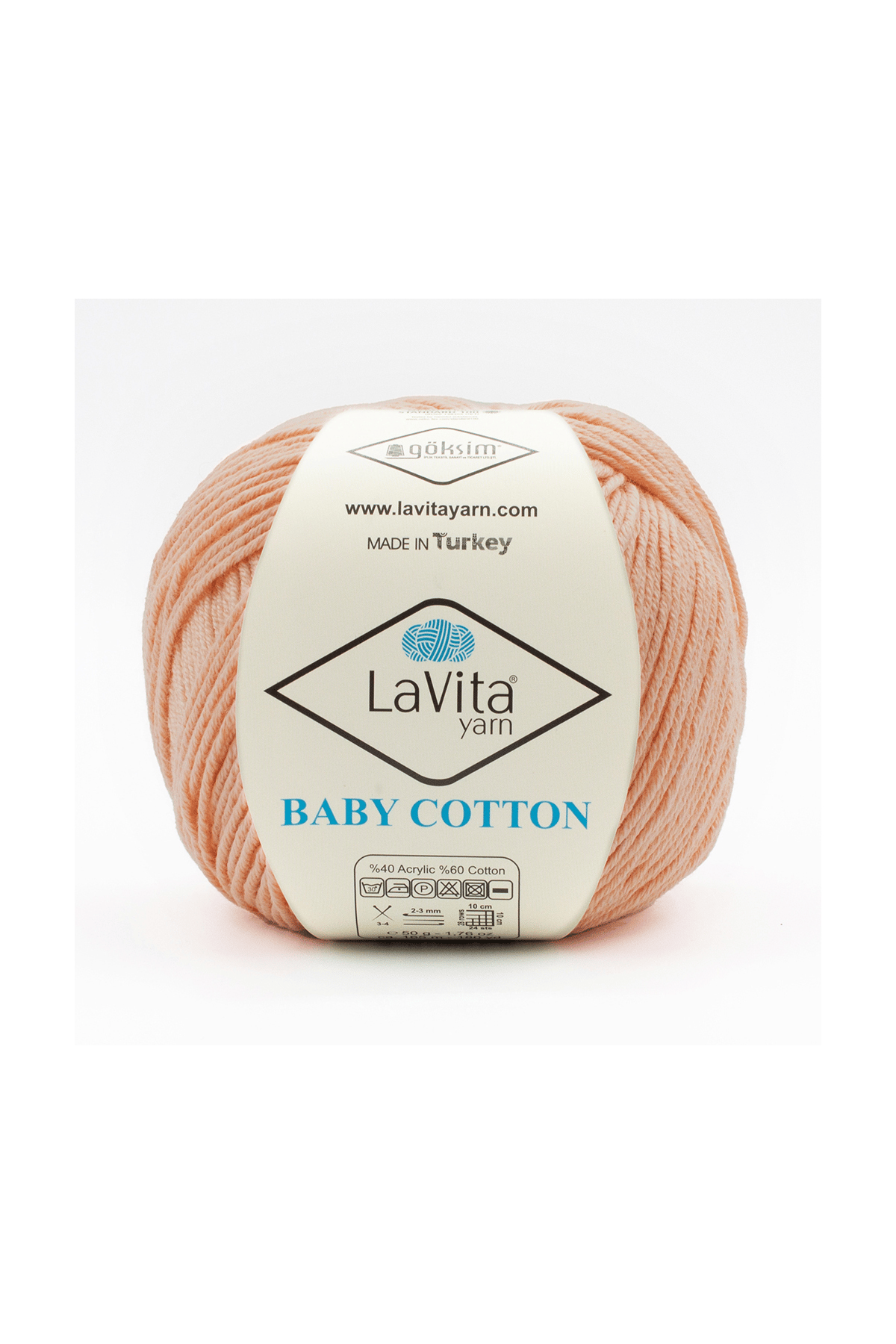 Baby Cotton Amigurumi Ve El Örgü Ipi %40 Akrilik %60 Cotton 50gr (4112 KOYU SOMON)
