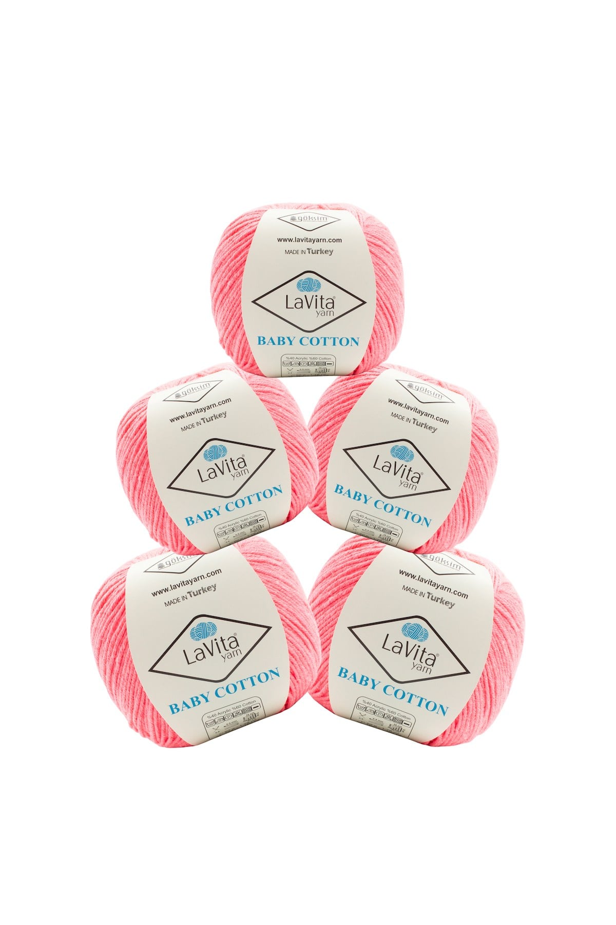Baby Cotton Amigurumi Ve El Örgü İpi %40 Akrilik %60 Cotton 250gr 5 ADET (4138 NEON SOMON)