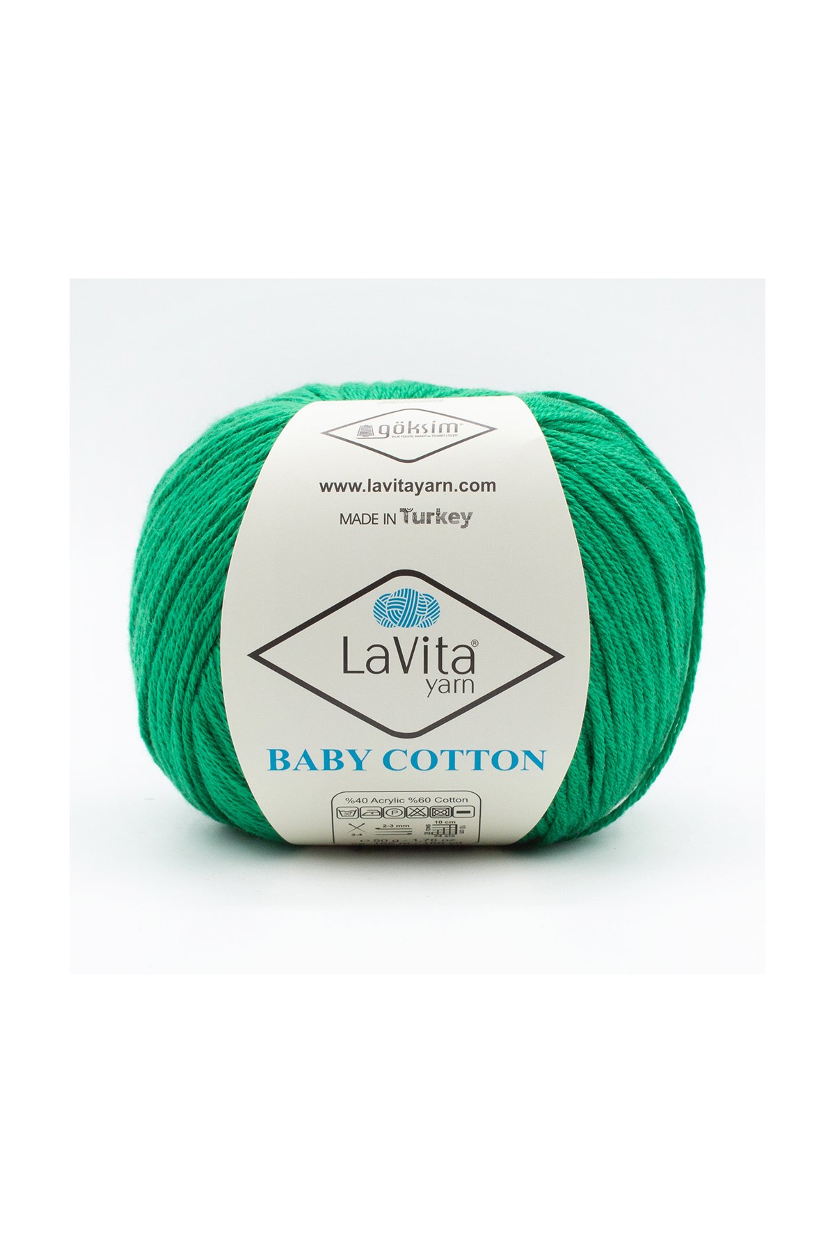 Baby Cotton Amigurumi Ve El Örgü Ipi %40 Akrilik %60 Cotton 50gr (8102 YEŞİL)