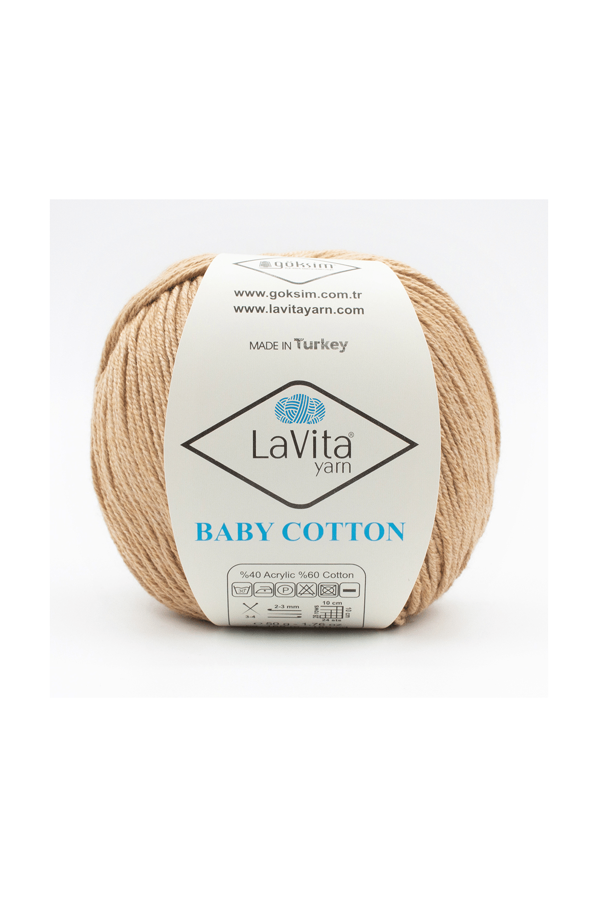 Baby Cotton Amigurumi Ve El Örgü Ipi %40 Akrilik %60 Cotton 50gr (7220 SÜTLÜ COPPUCHIN)