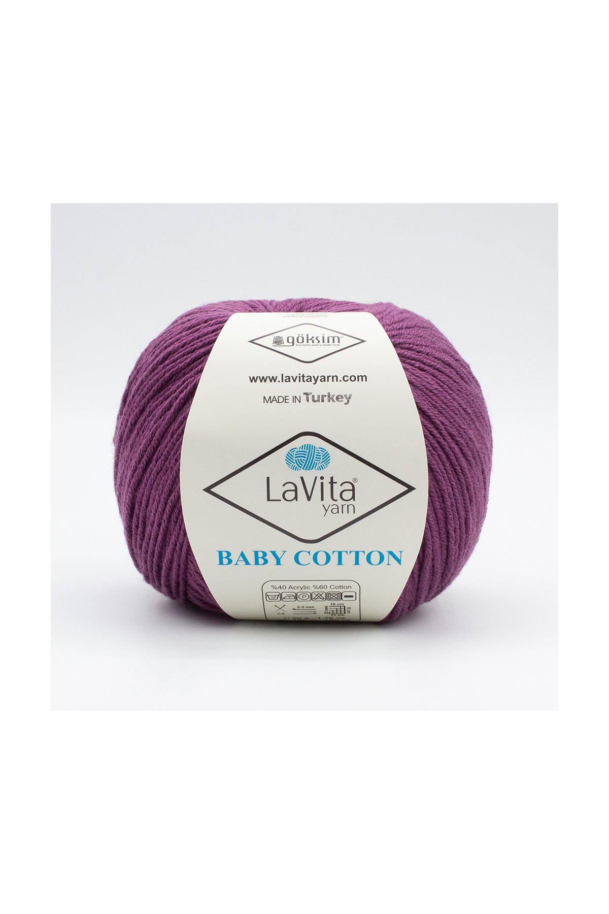 Baby Cotton Amigurumi Ve El Örgü Ipi %40 Akrilik %60 Cotton 50gr (5103 MOR)