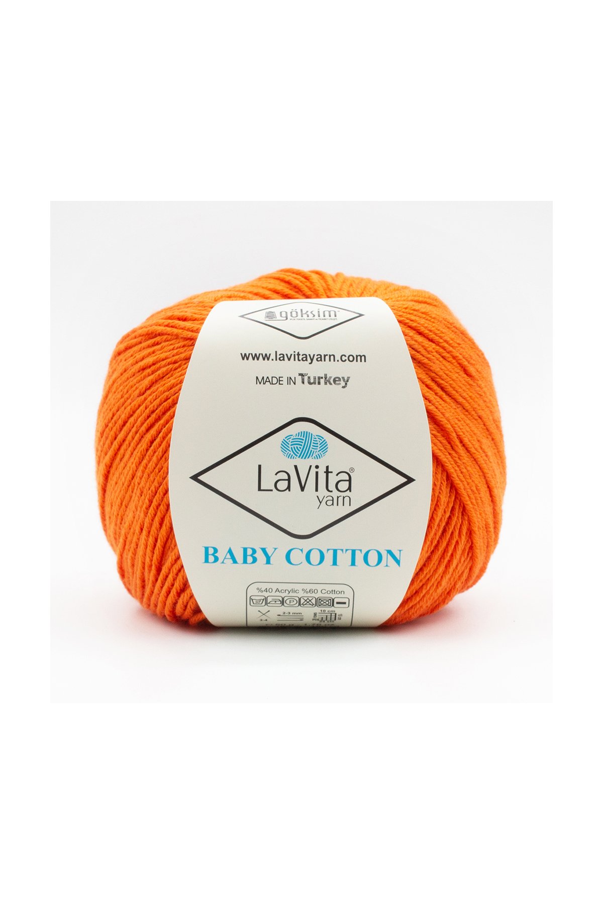 Baby Cotton Amigurumi Ve El Örgü Ipi %40 Akrilik %60 Cotton 50gr (2318 TURUNCU)