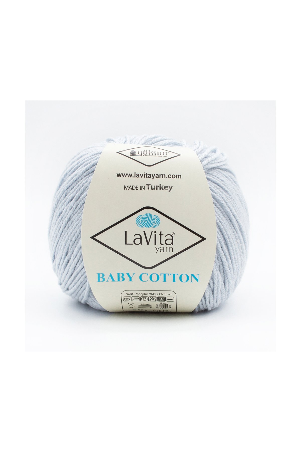 Baby Cotton Amigurumi Ve El Örgü İpi %40 Akrilik %60 Cotton 50gr (5014 BUZ)