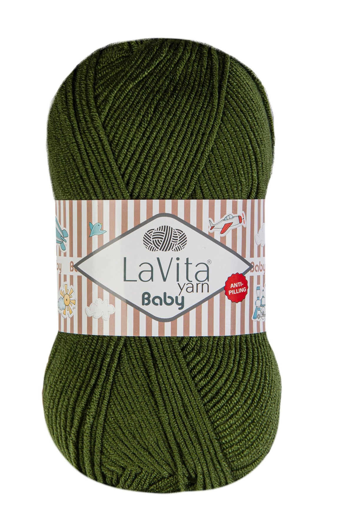 Baby El Örgü İpi %100 Akrilik Anti-Pilling 100gr (8136 YOSUN ÇİMEN)