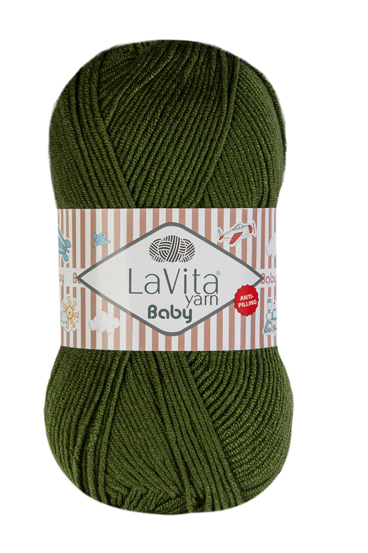Baby El Örgü İpi %100 Akrilik Anti-Pilling 100gr (8136 YOSUN ÇİMEN)