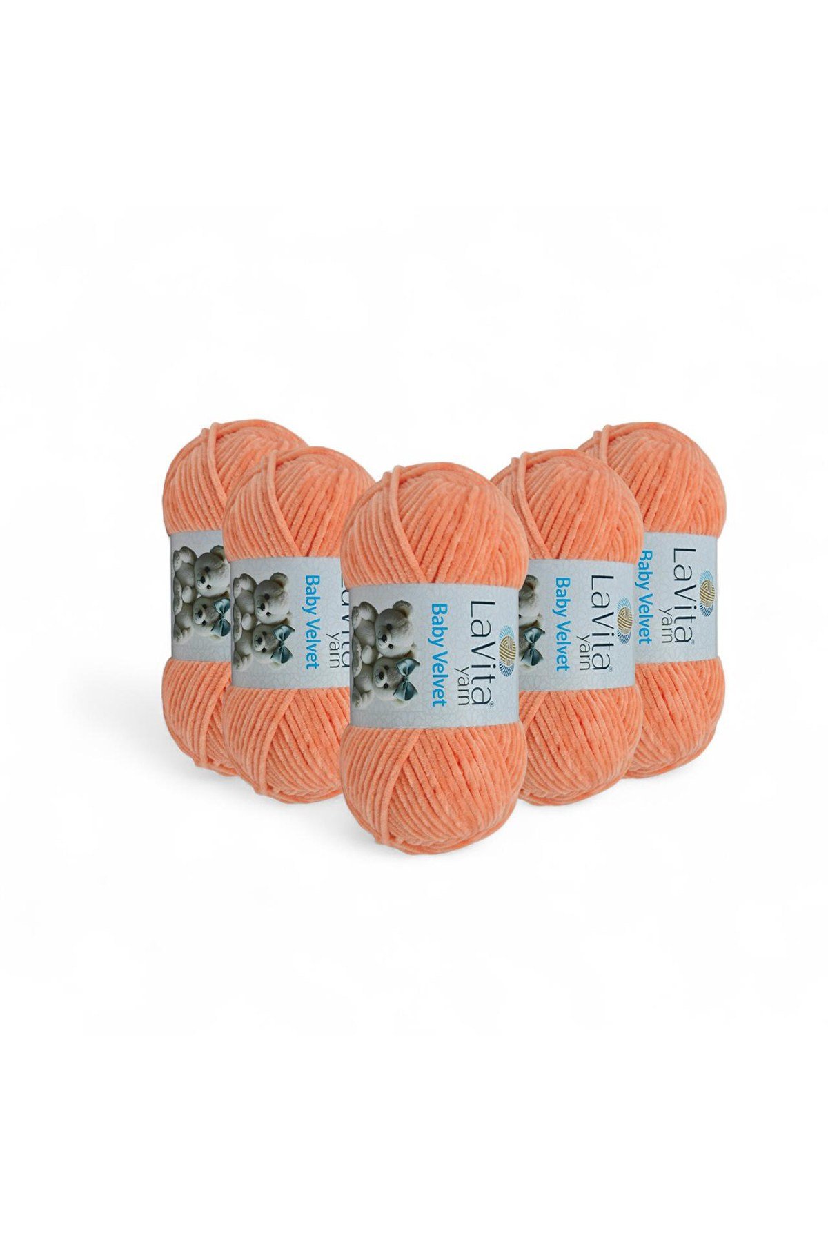 Baby Velvet Kadife El Örgü İpi %100 Polyester 500gr 5 ADET (4157 SOMON)