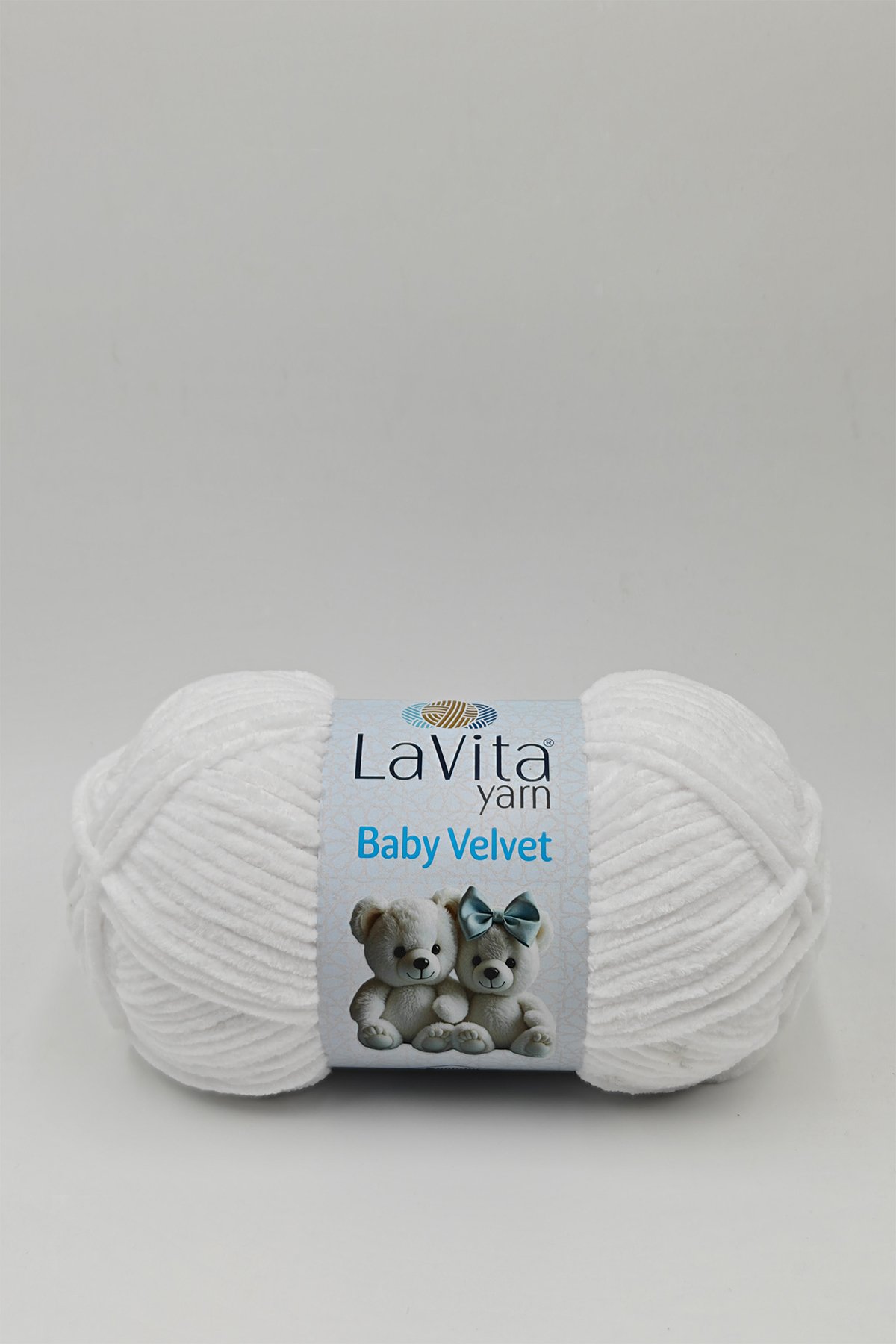 Baby Velvet Kadife El Örgü İpi %100 Polyester 100gr (1002 OPTİK)