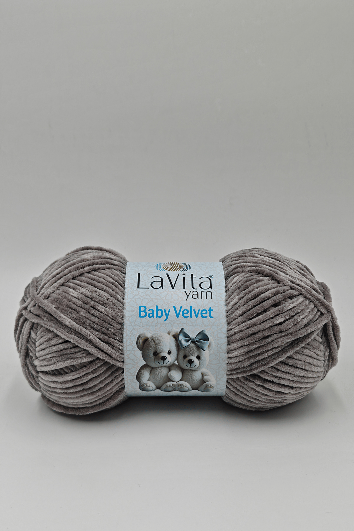 Baby Velvet Kadife El Örgü İpi %100 Polyester 100gr (6001 GRİ)