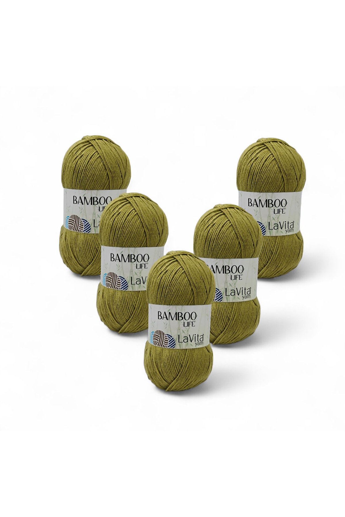 Bamboo Life El Örgü İpi %50 Bambu %50 Akrilik 500gr 5 ADET (8162 FISTIK)