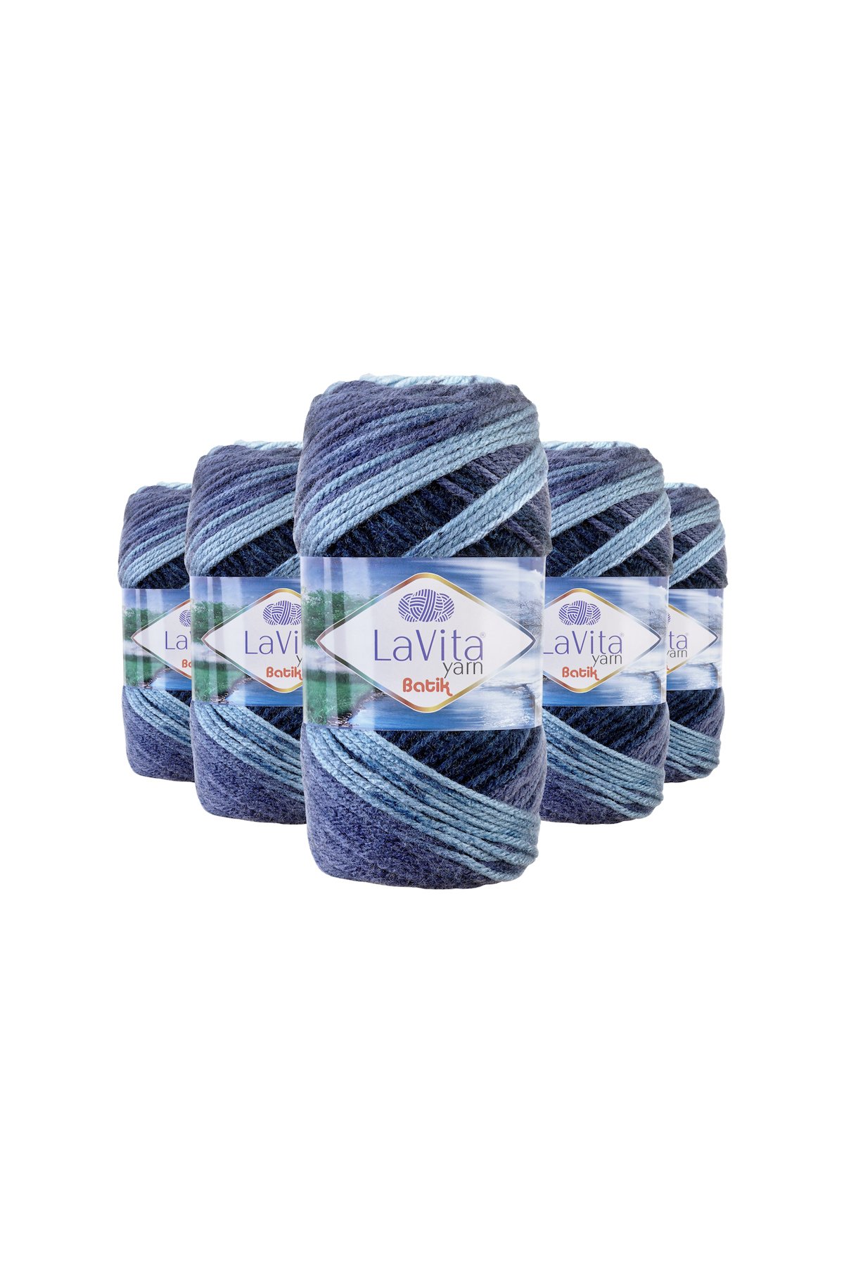 Batik El Örgü İpi %100 Akrilik 500gr 5 ADET (DG15 AKASYA)