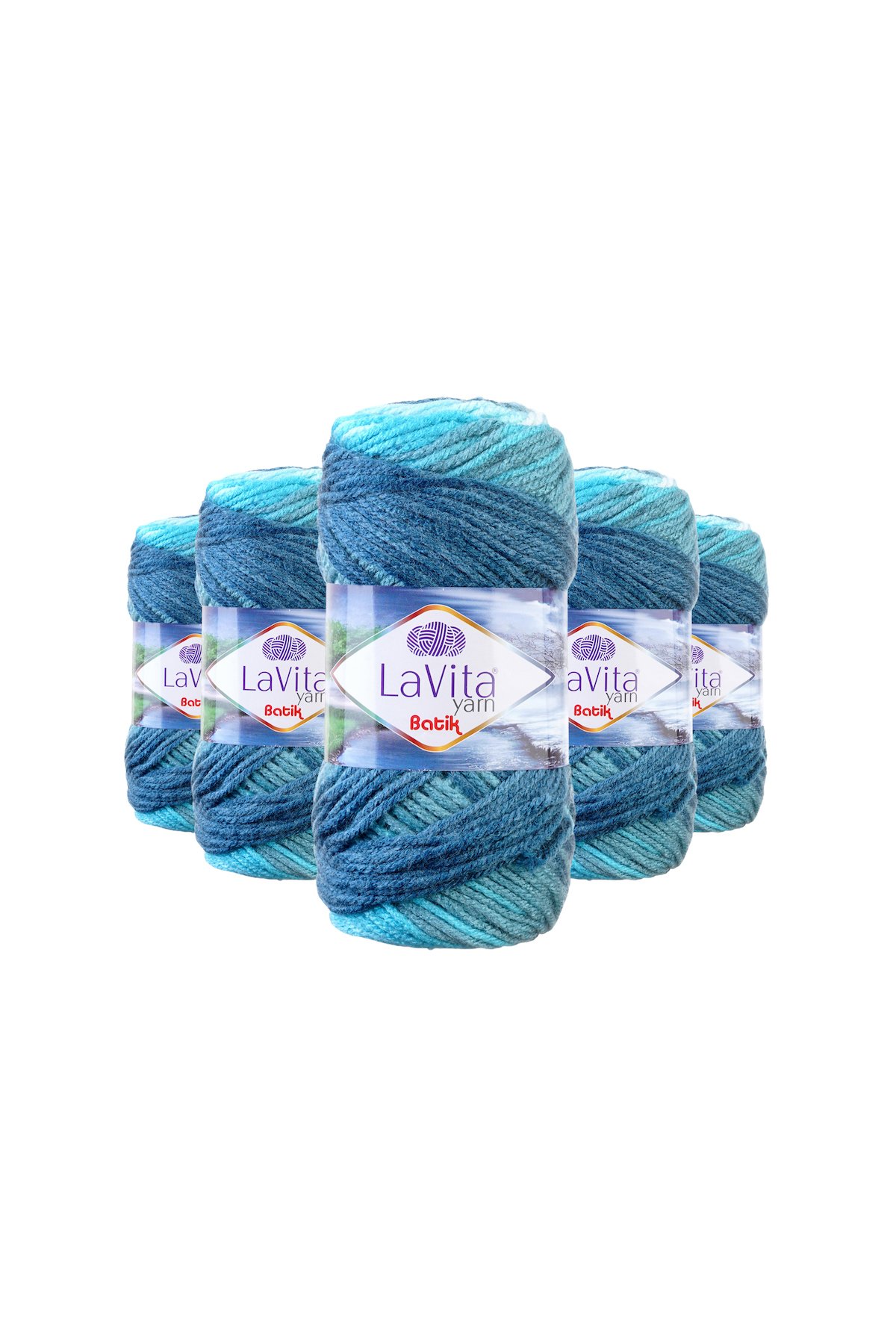 Batik El Örgü İpi %100 Akrilik 500gr 5 ADET (DG04 ZAMBAK)