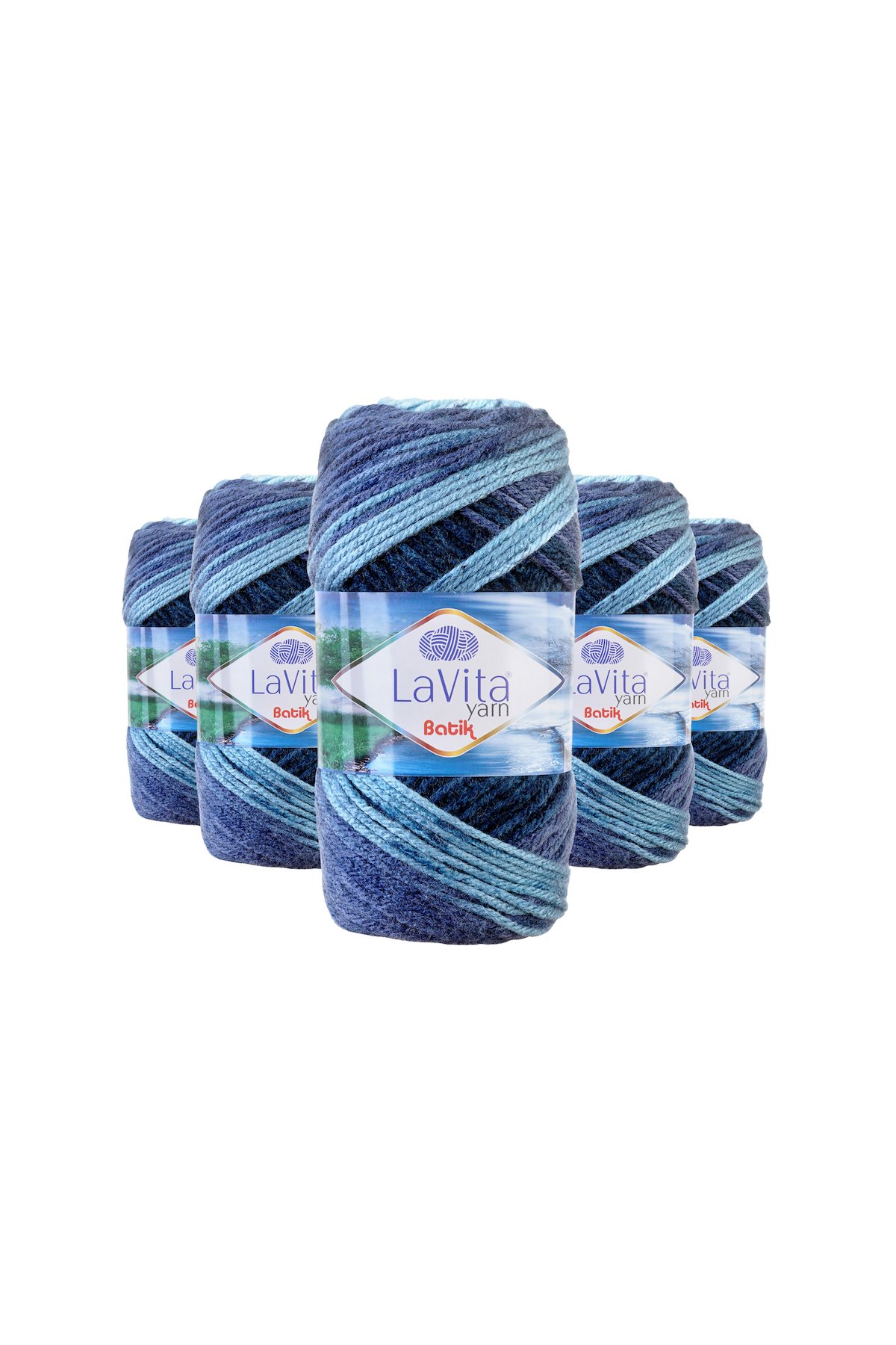 Batik El Örgü İpi %100 Akrilik 500gr 5 ADET (DG16 BEGONVİL)