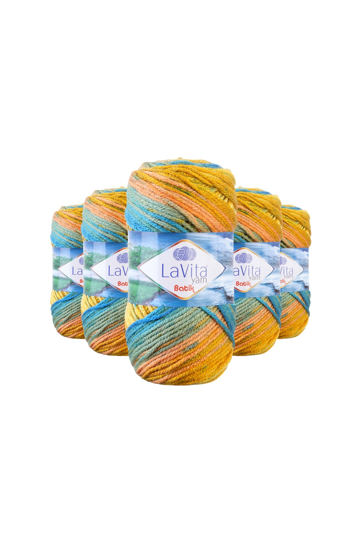 Batik El Örgü İpi %100 Akrilik 500gr 5 ADET (DG05 AYIŞIĞI)
