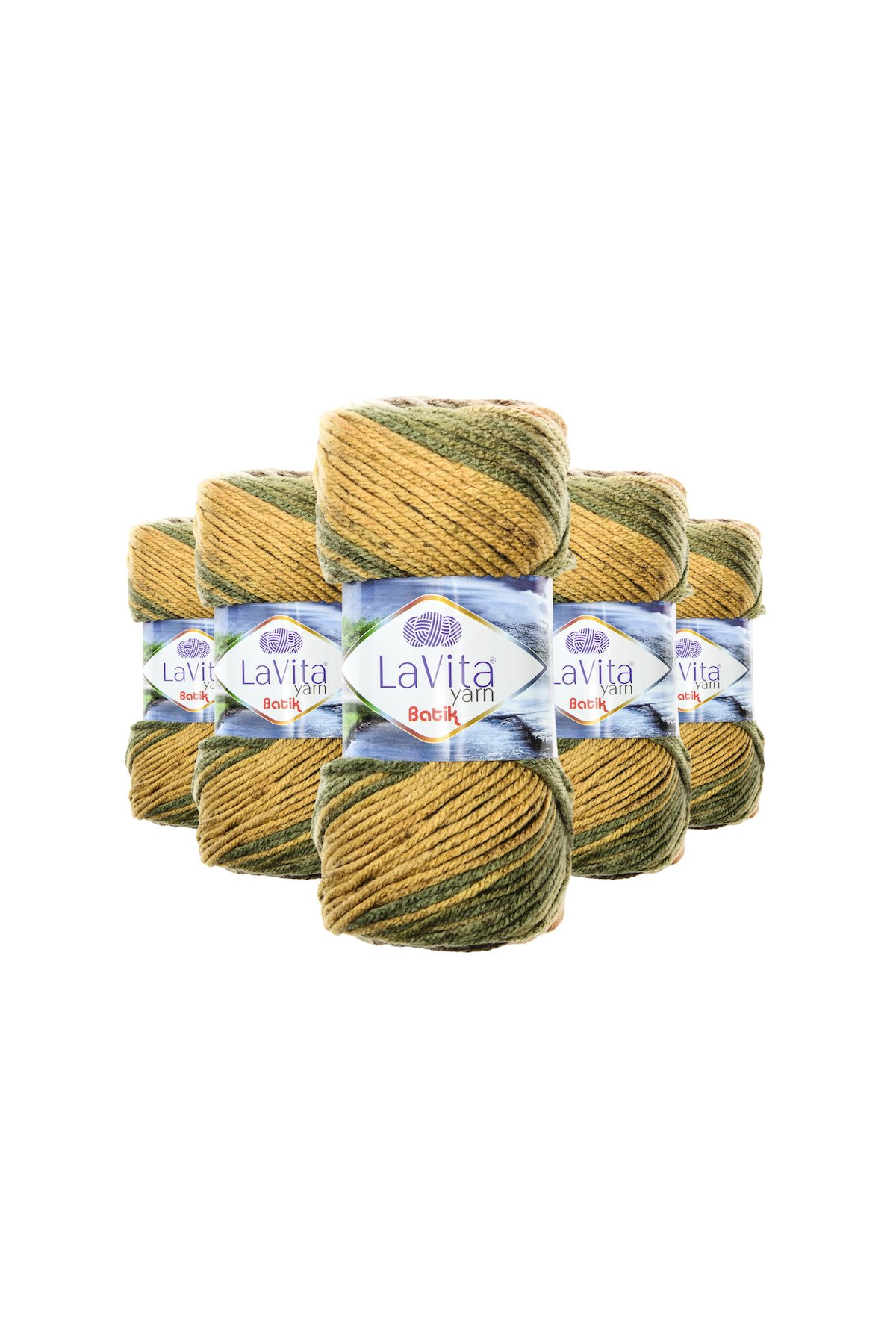 Batik El Örgü İpi %100 Akrilik 500gr 5 ADET (DG07 SKULENT)