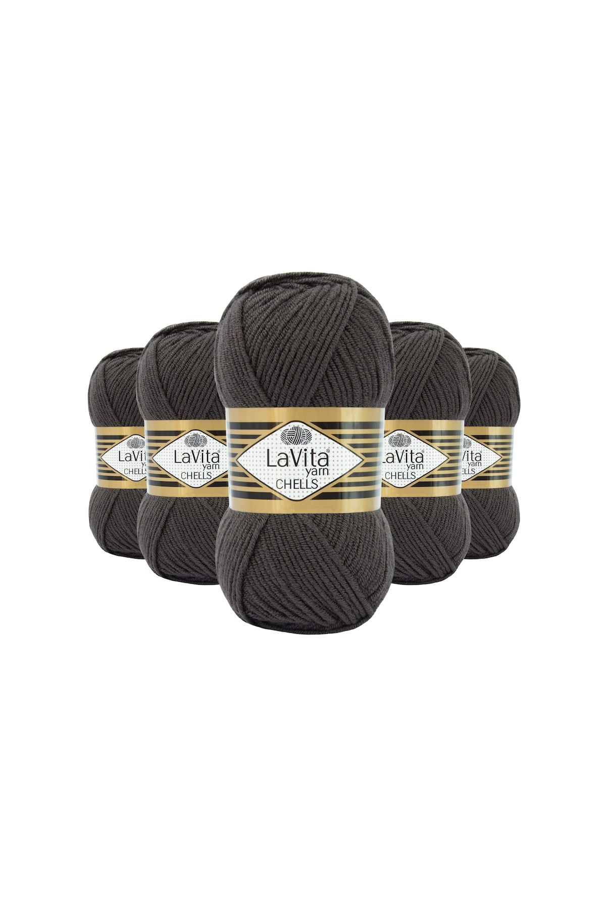 Chells El Örgü İpi %100 Akrilik 500gr 5 ADET (9810 FÜME)