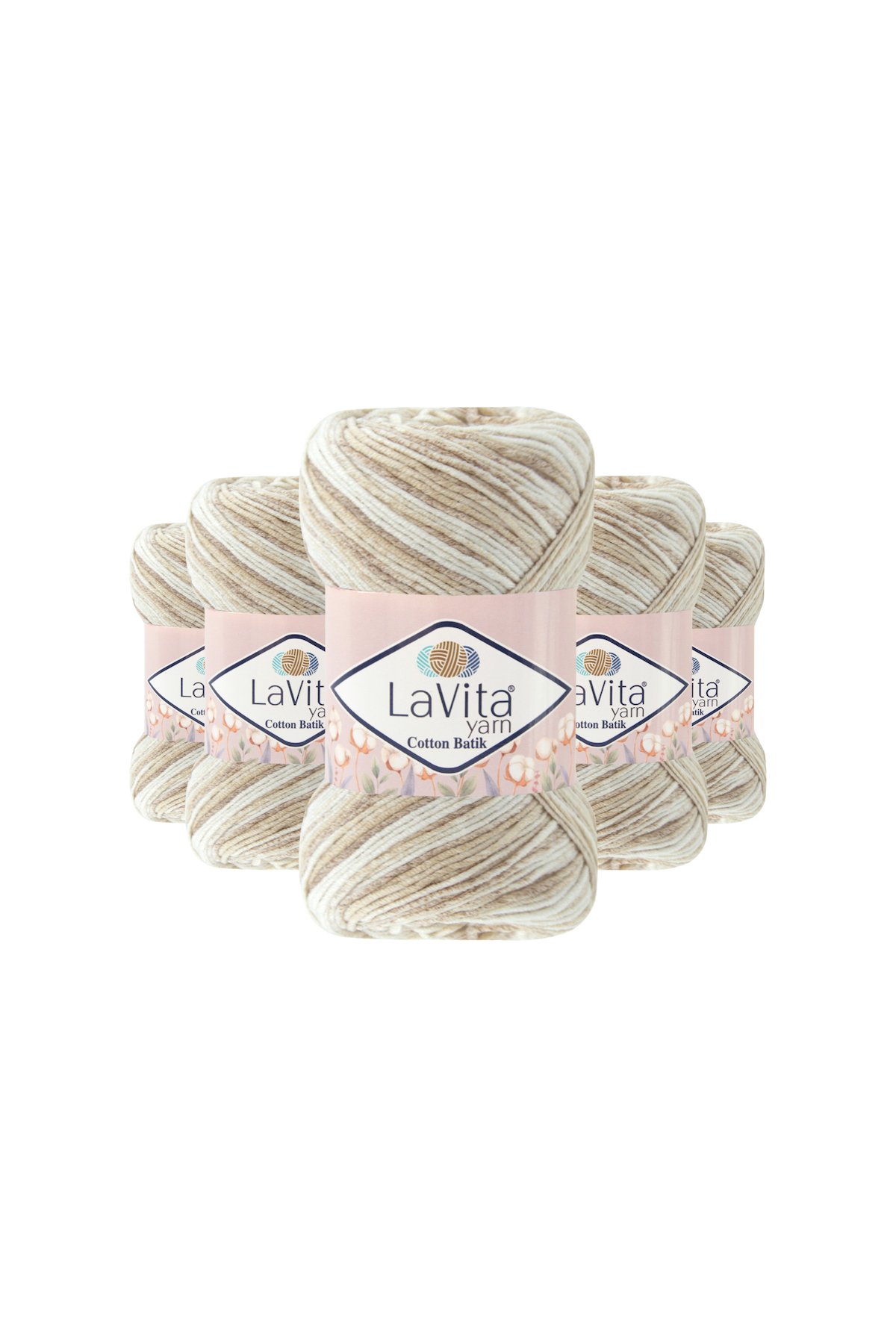 Cotton Batik El Örgü İpi %60 Pamuk %40 Akrilik 100gr (CB06 IHLAMUR)