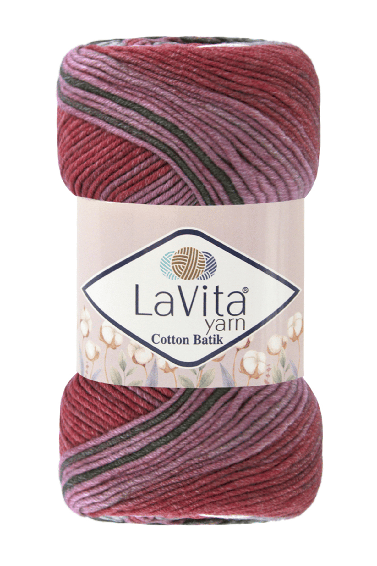 Cotton Batik El Örgü Ipi %60 Pamuk %40 Akrilik 100gr (CB08 PETUNYA)