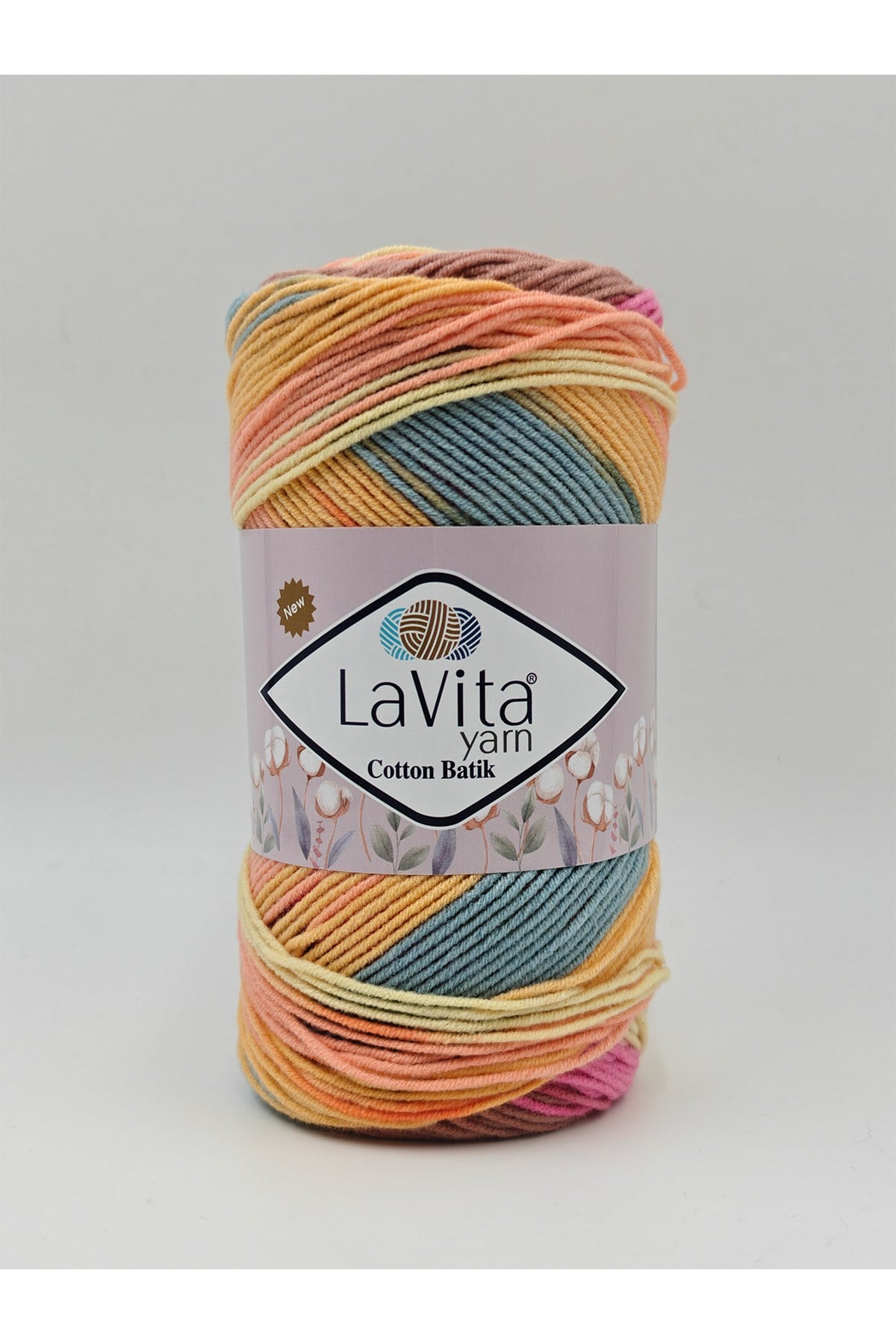 Cotton Batik El Örgü İpi %60 Pamuk %40 Akrilik 100gr (CB22 KARANFİL)