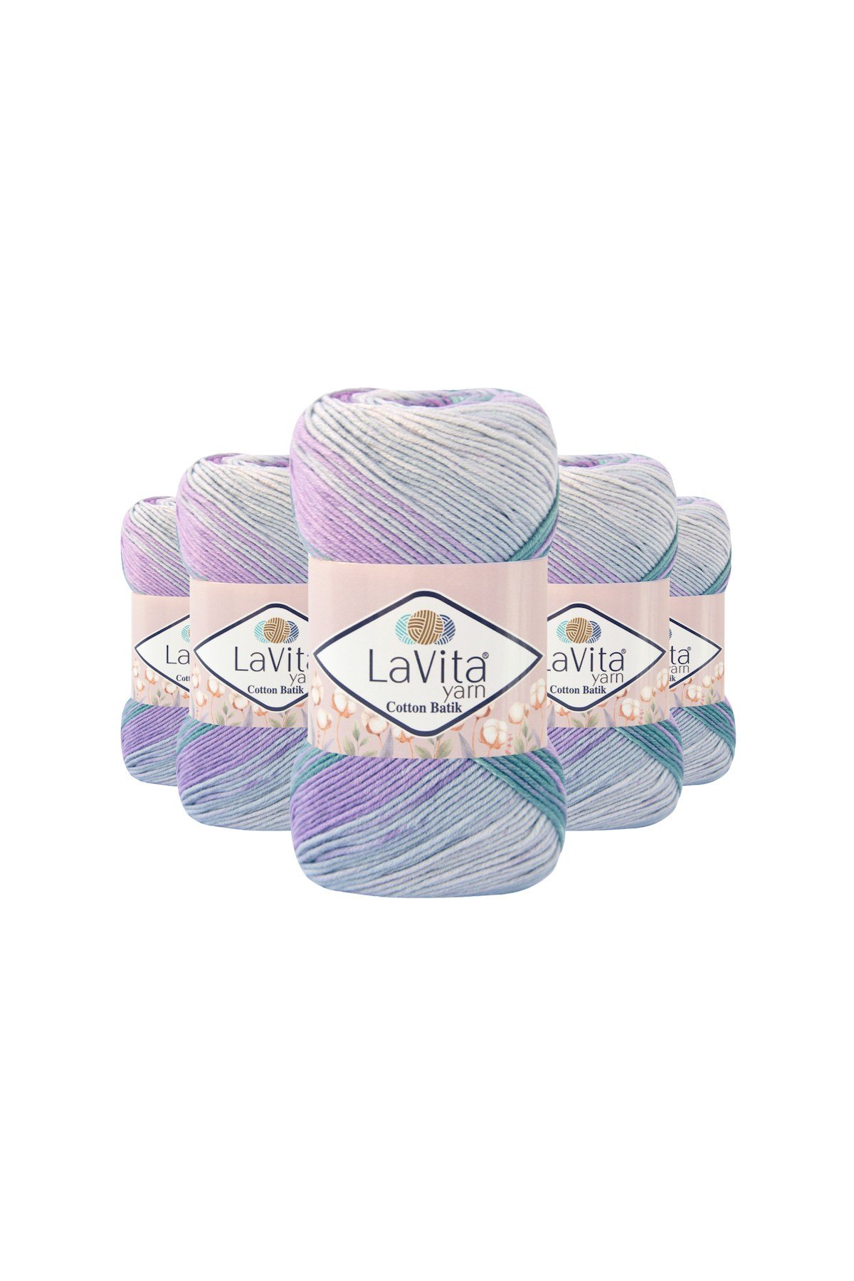 Cotton Batik El Örgü İpi %60 Pamuk %40 Akrilik 100gr (CB03 ERGUVAN)