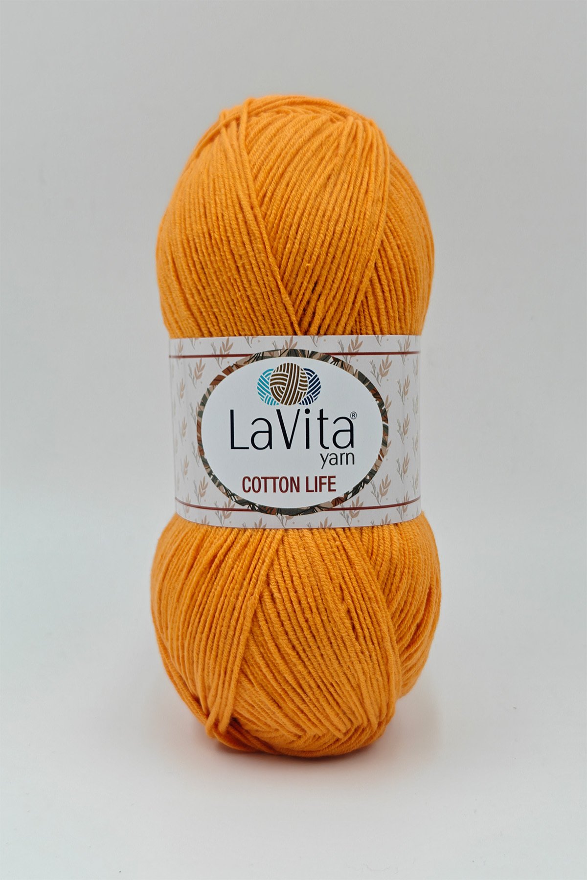 Cotton Life El Örgü İpi %50 Pamuk %50 Akrilik 100gr (2033 PORTAKAL)
