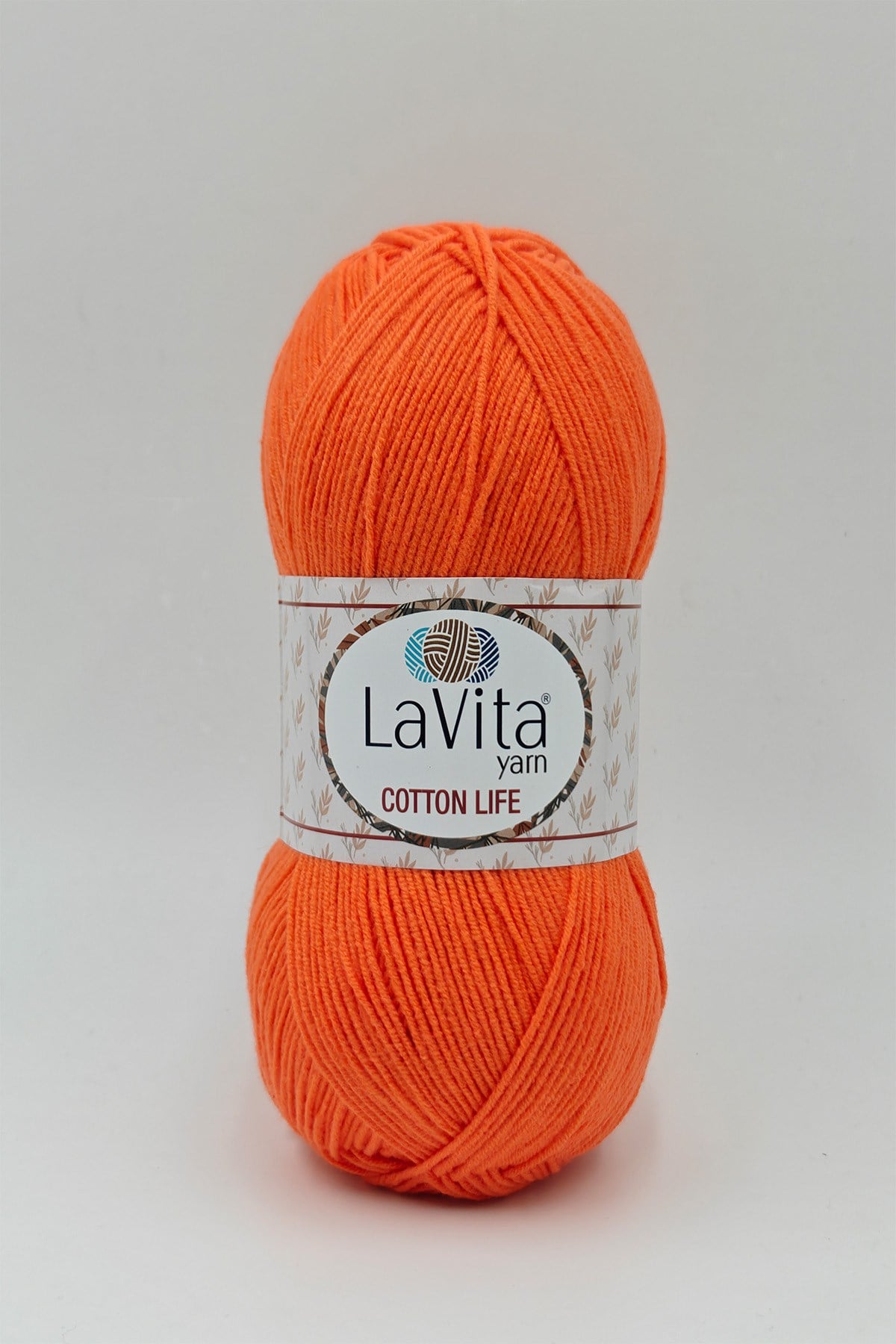 Cotton Life El Örgü İpi %50 Pamuk %50 Akrilik 100gr (2327 TURUNCU)